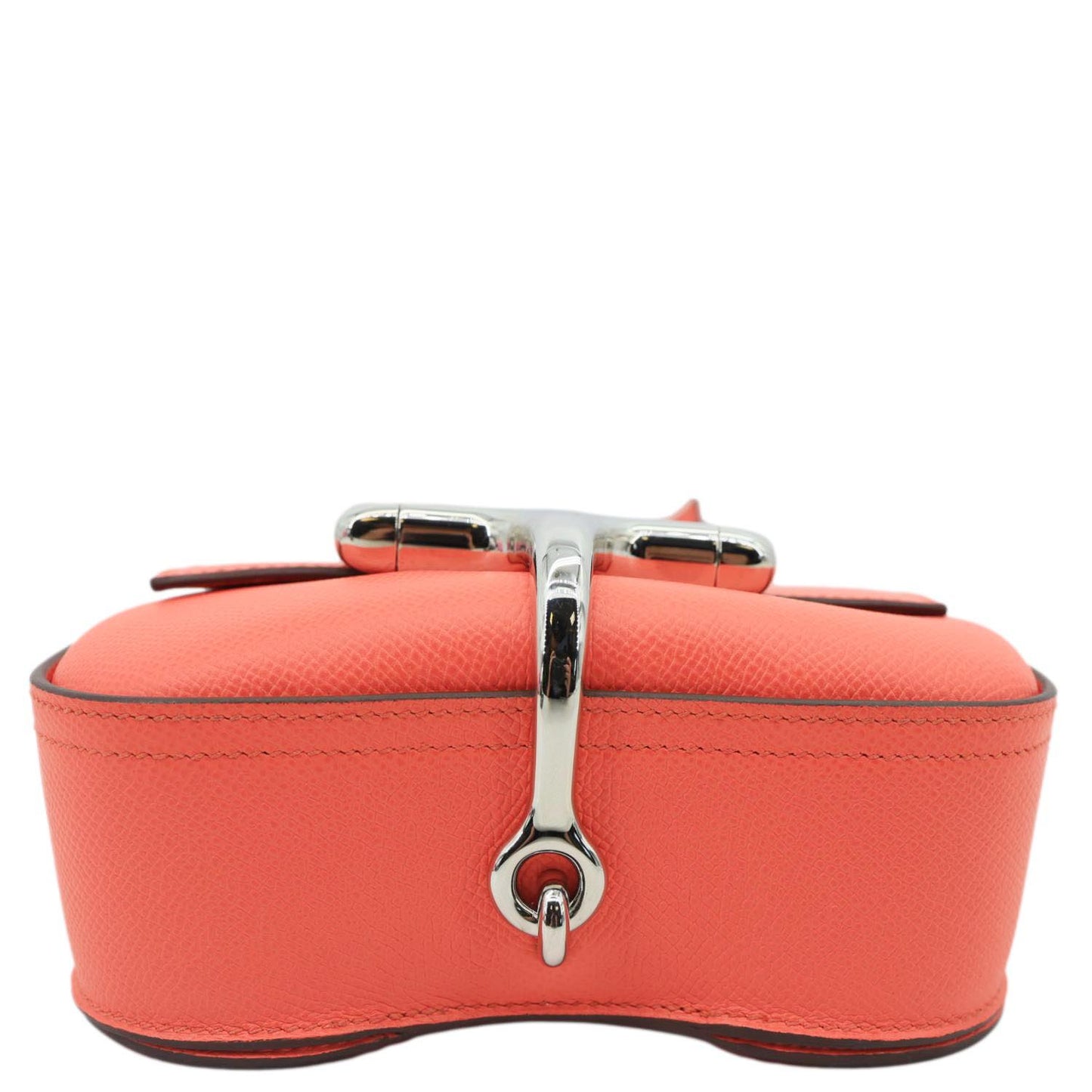 HERMES Della Cavalleria Mini Epsom Leather Shoulder Bag Pink