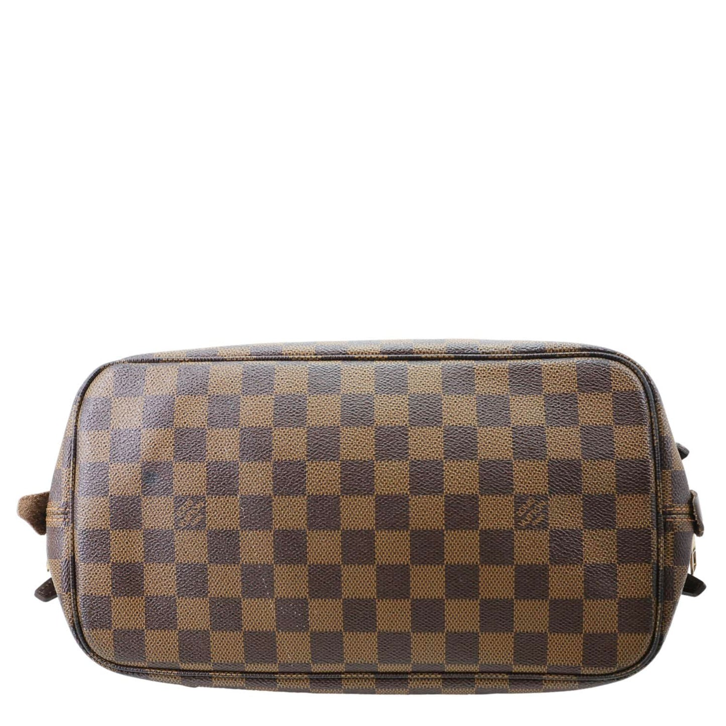 LOUIS VUITTON Cabas Rivington Damier Ebene Shoulder Bag Brown