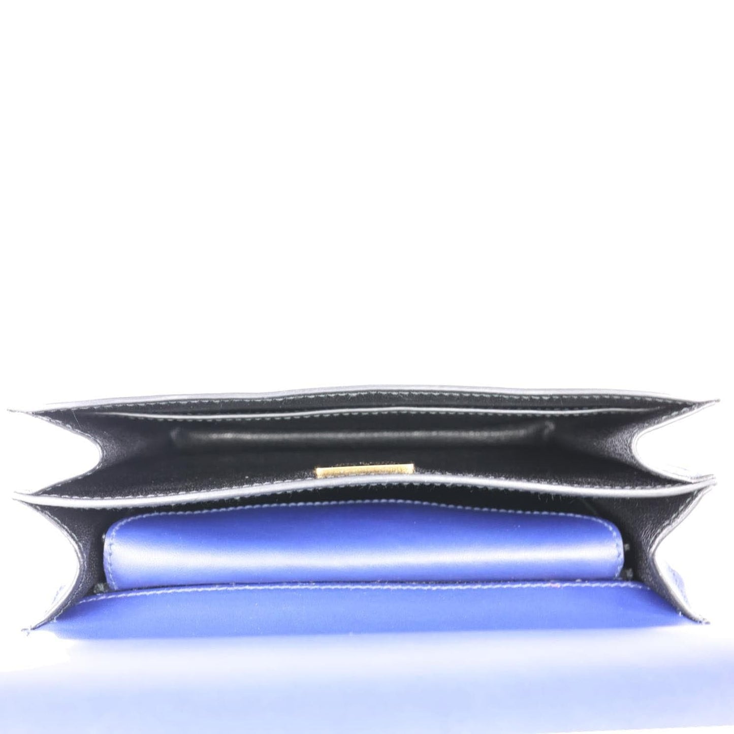 PRADA Cahier City Saffiano Leather Shoulder Bag Blue