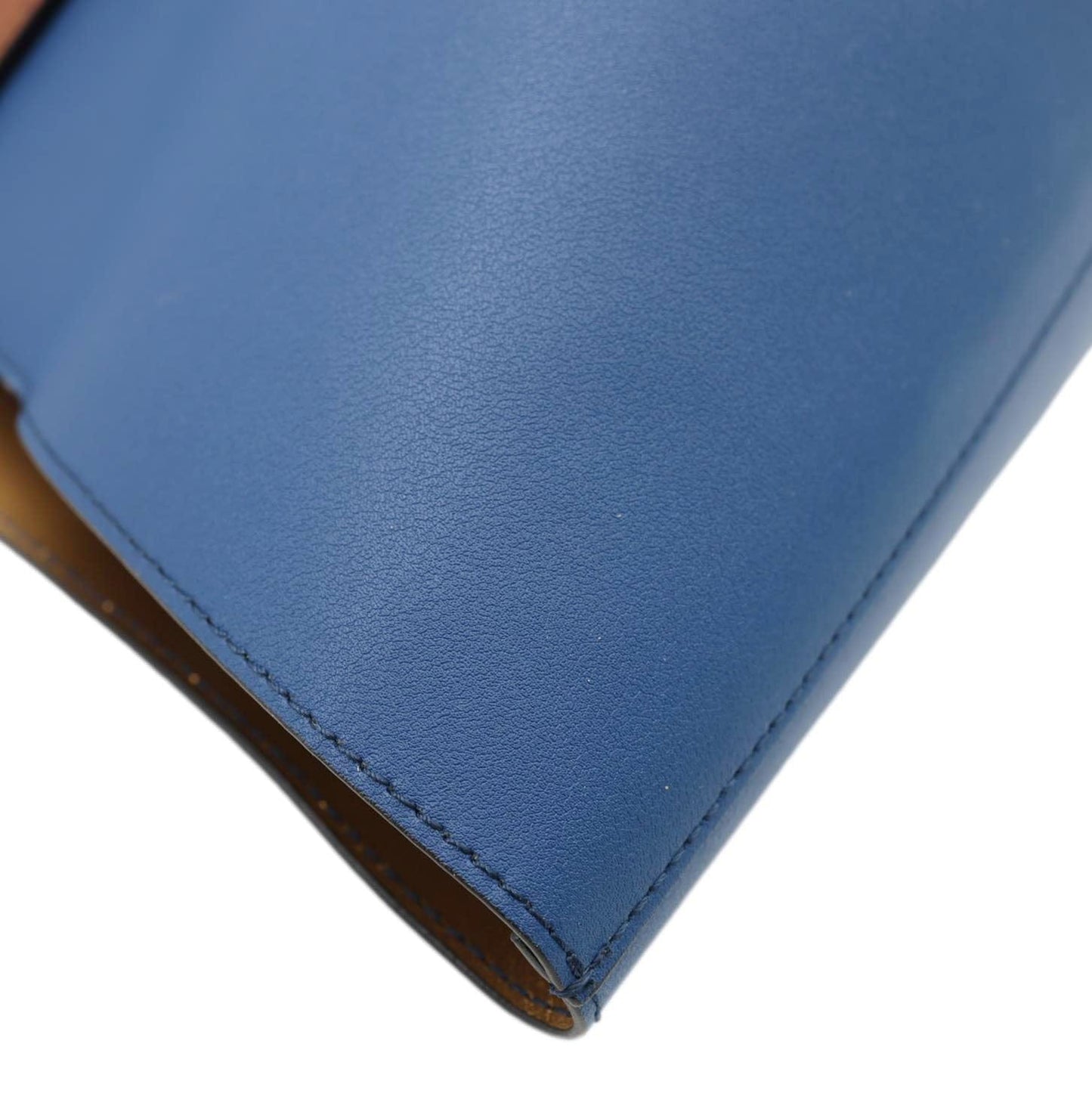 GIVENCHY GV Calf Leather Shopper Tote Bag Blue