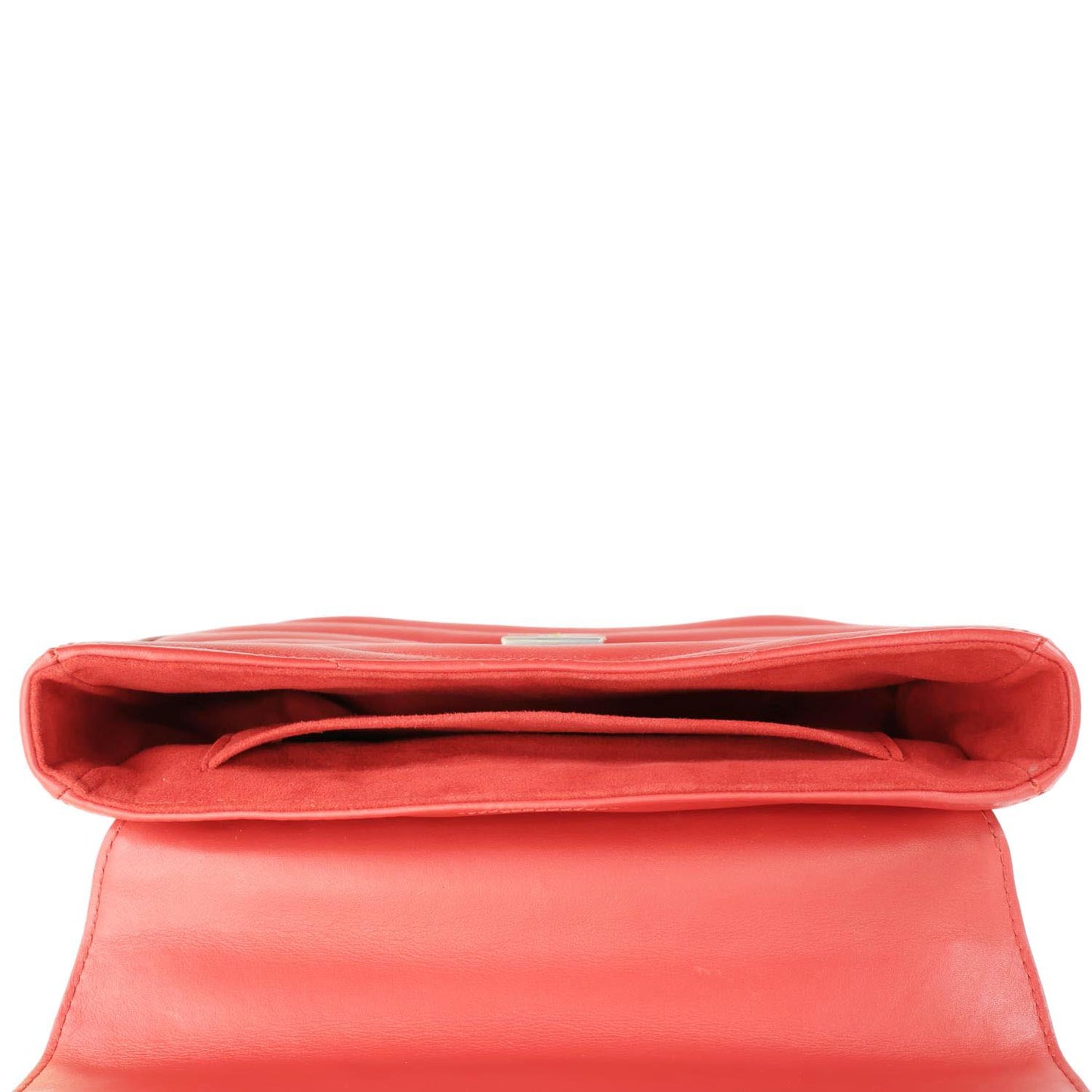 LOUIS VUITTON New Wave PM Leather Chain Crossbody Bag Red