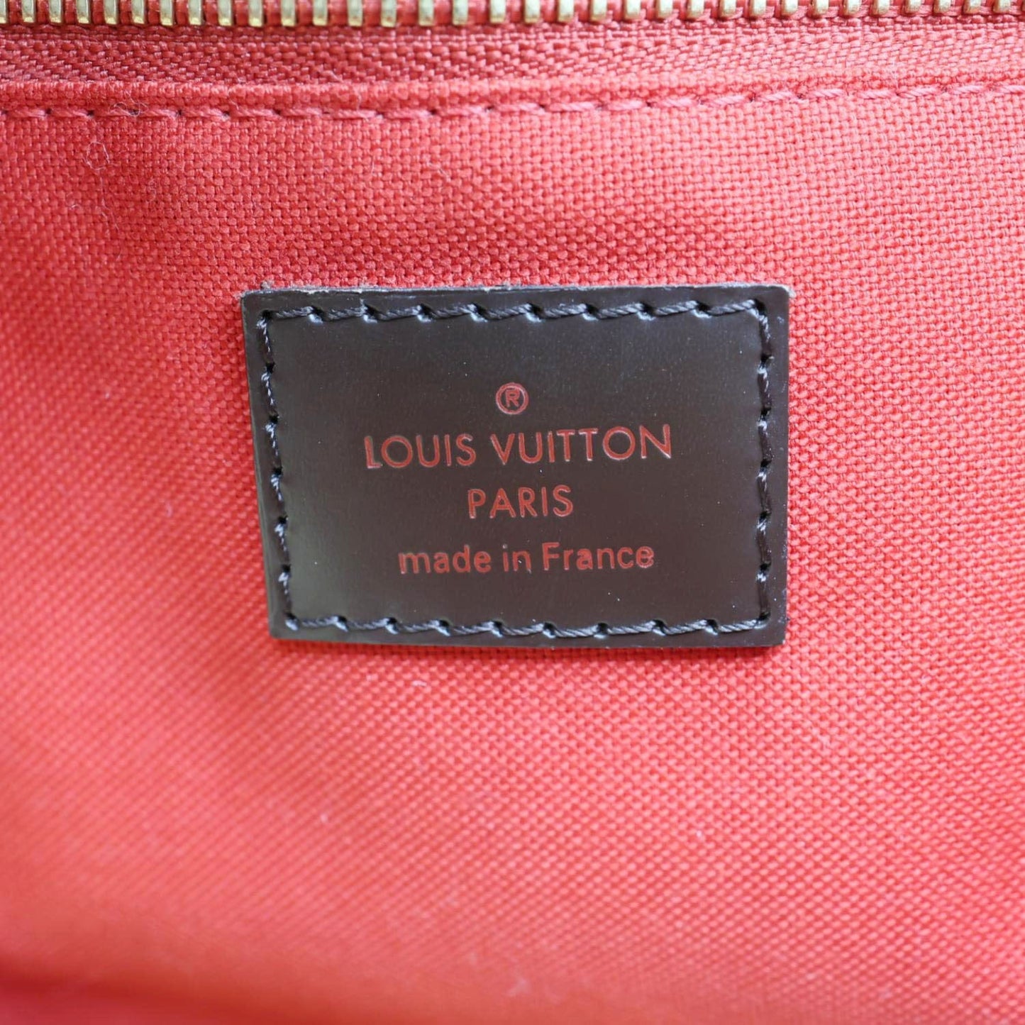 LOUIS VUITTON Cabas Rosebery Damier Ebene Shoulder Bag Brown