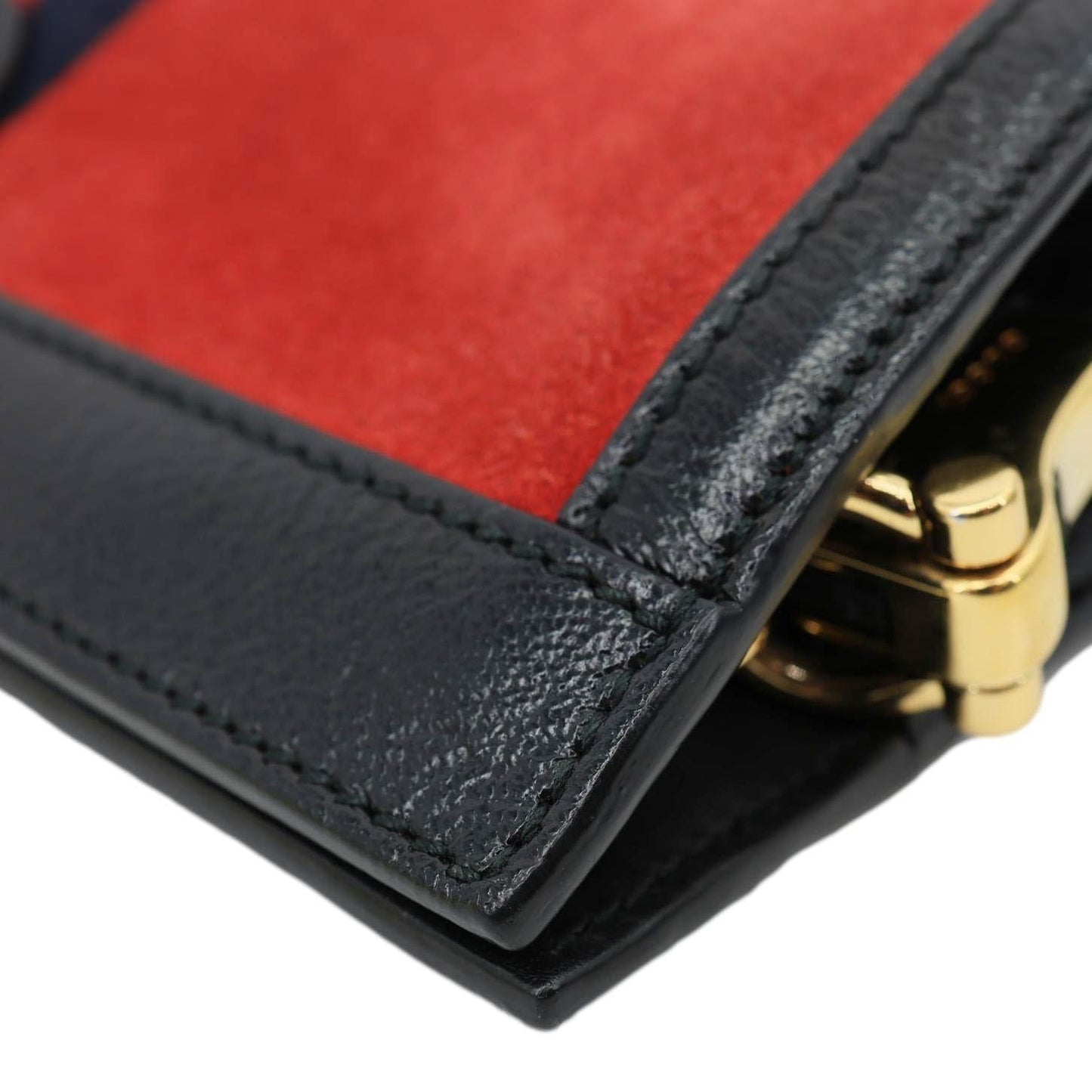 GUCCI Ophidia Small Suede Chain Shoulder Bag Red 503877