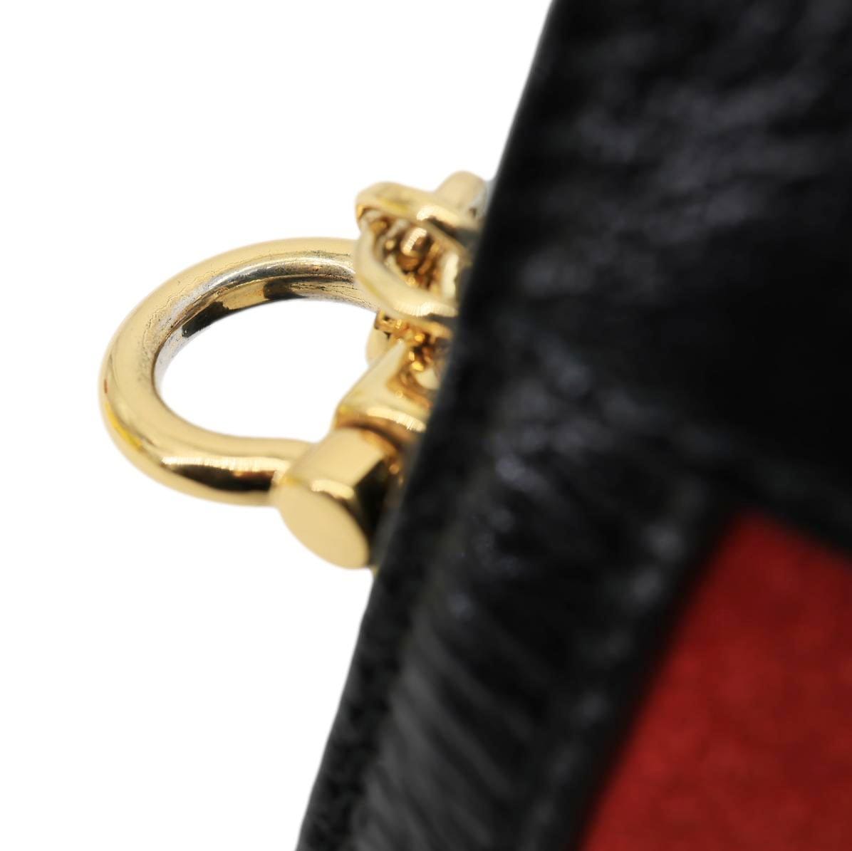 GUCCI Ophidia Small Suede Chain Shoulder Bag Red 503877