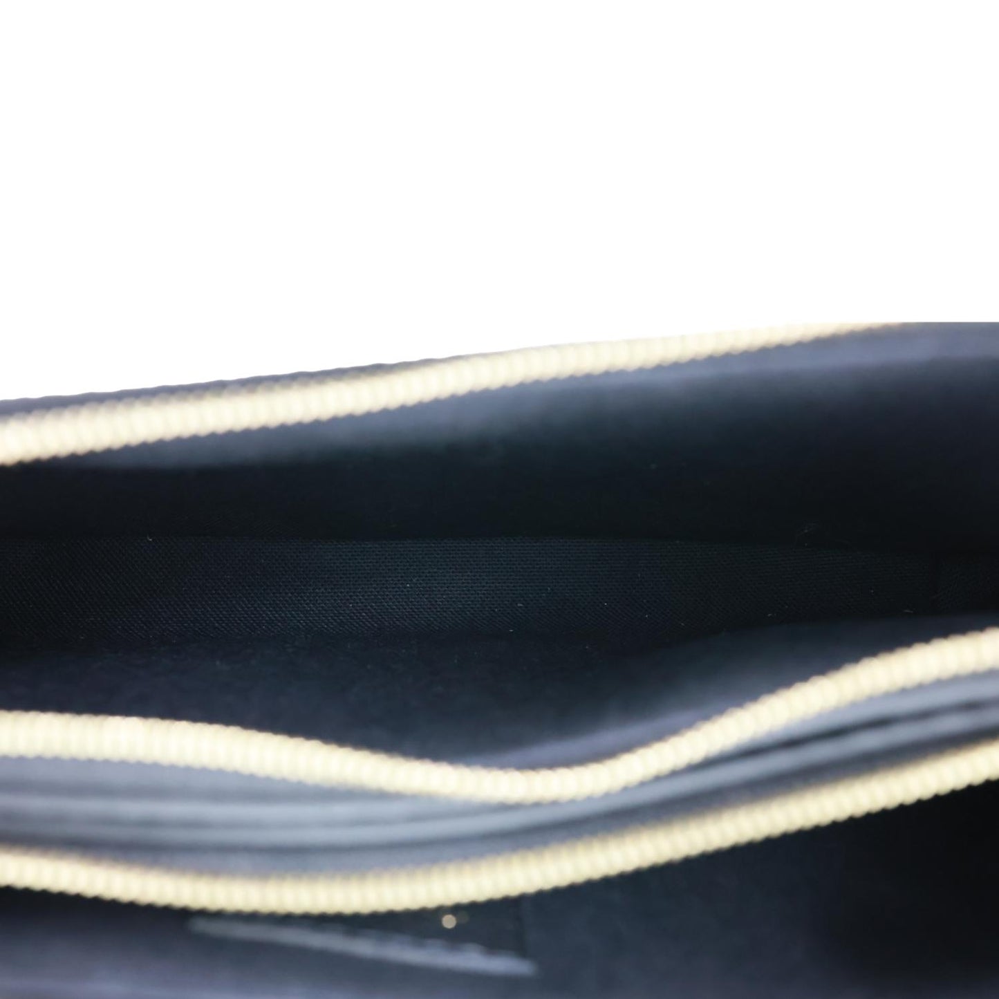 LOUIS VUITTON Liv Pochette Monogram Empreinte Leather Shoulder Bag Black