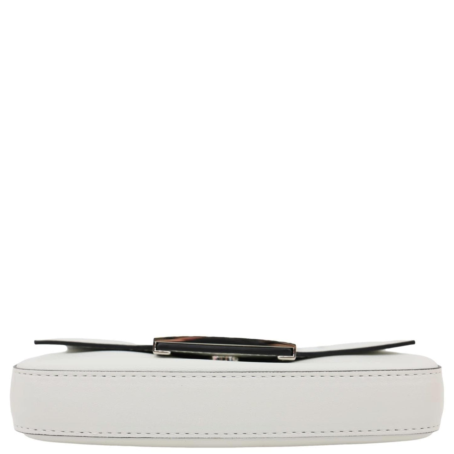 FENDI x Marc Jacobs Bow Printed Leather Baguette Bag Off White