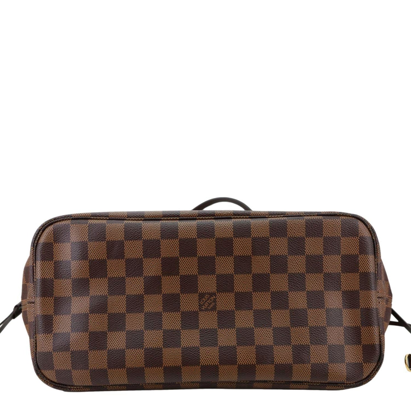 LOUIS VUITTON Neverfull MM Damier Ebene Tote Bag Brown