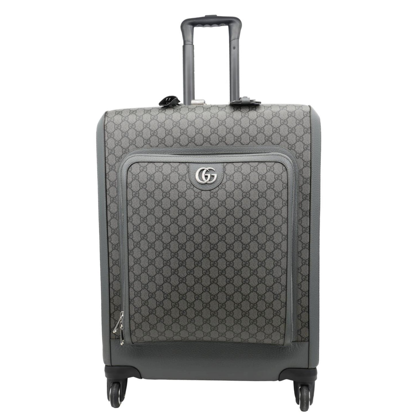 GUCCI Ophidia Cabin Trolley GG Supreme Canvas Travel Bag Grey 693664
