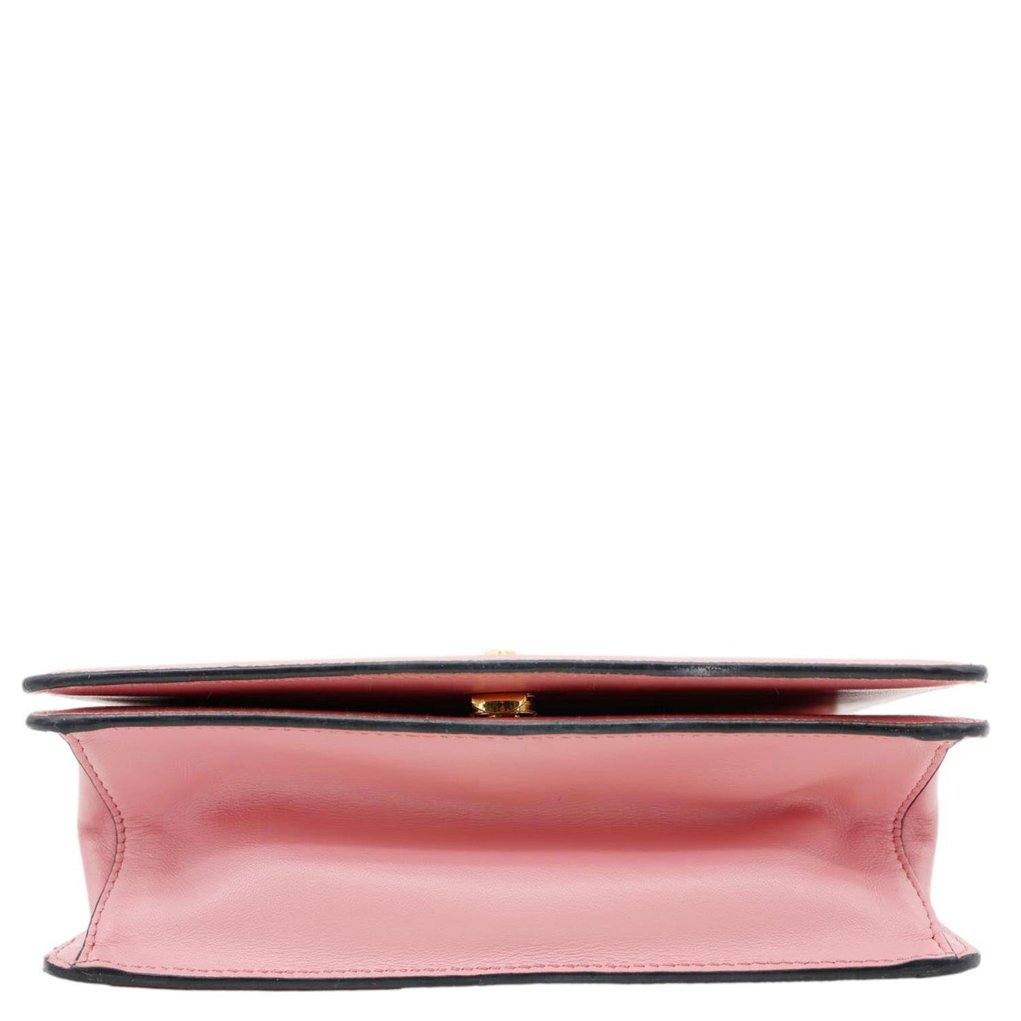 PRADA Soft Saffiano Leather Chain Crossbody Bag Pink