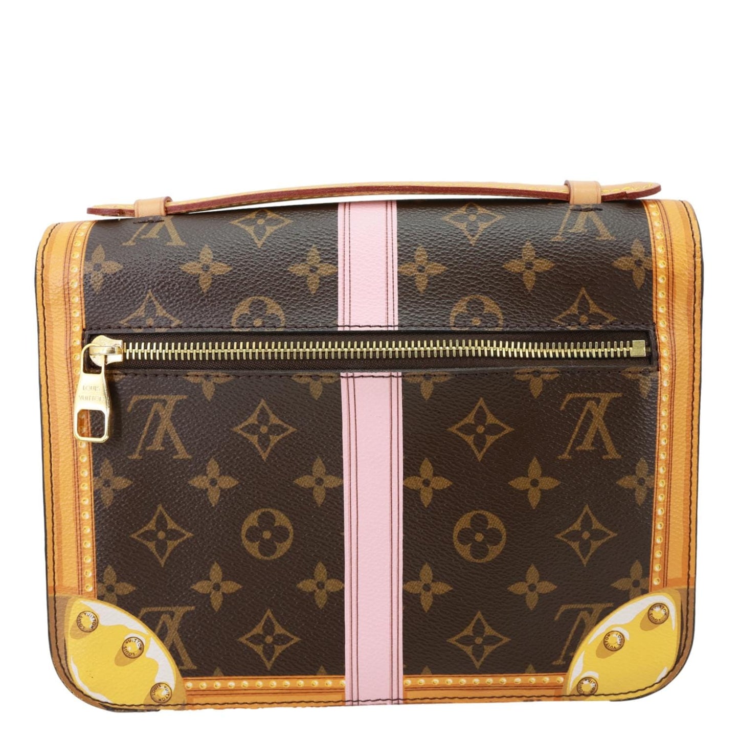 LOUIS VUITTON Summer Trunk Metis Pochette Monogram Canvas Crossbody Bag Brown