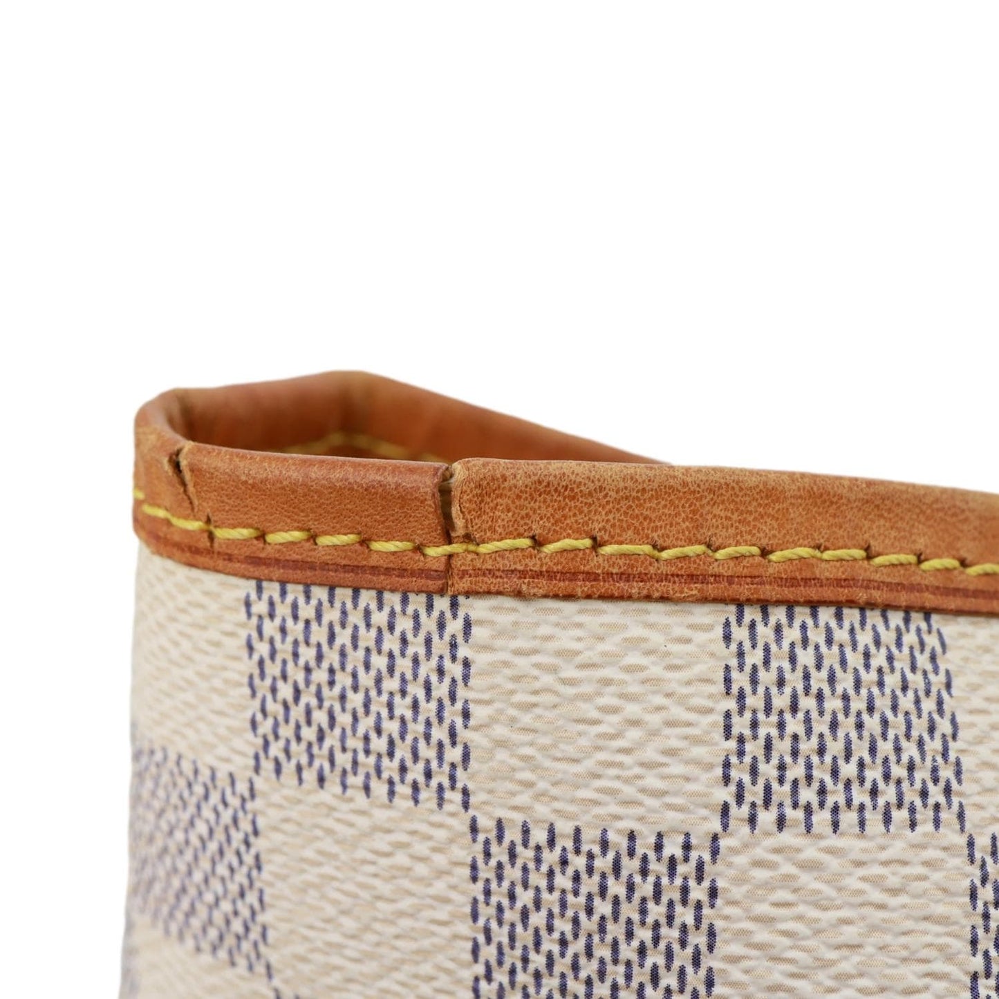 LOUIS VUITTON Neverfull GM Damier Azur Tote Shoulder Bag White