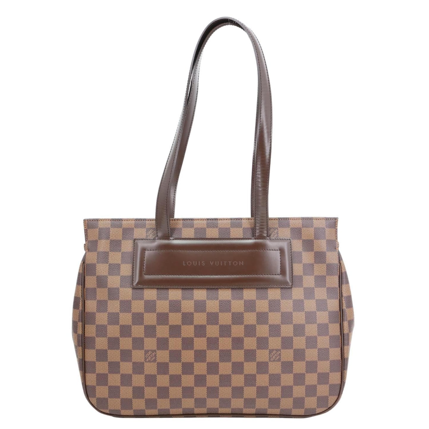 LOUIS VUITTON Parioli PM Damier Ebene Tote Shoulder Bag Brown