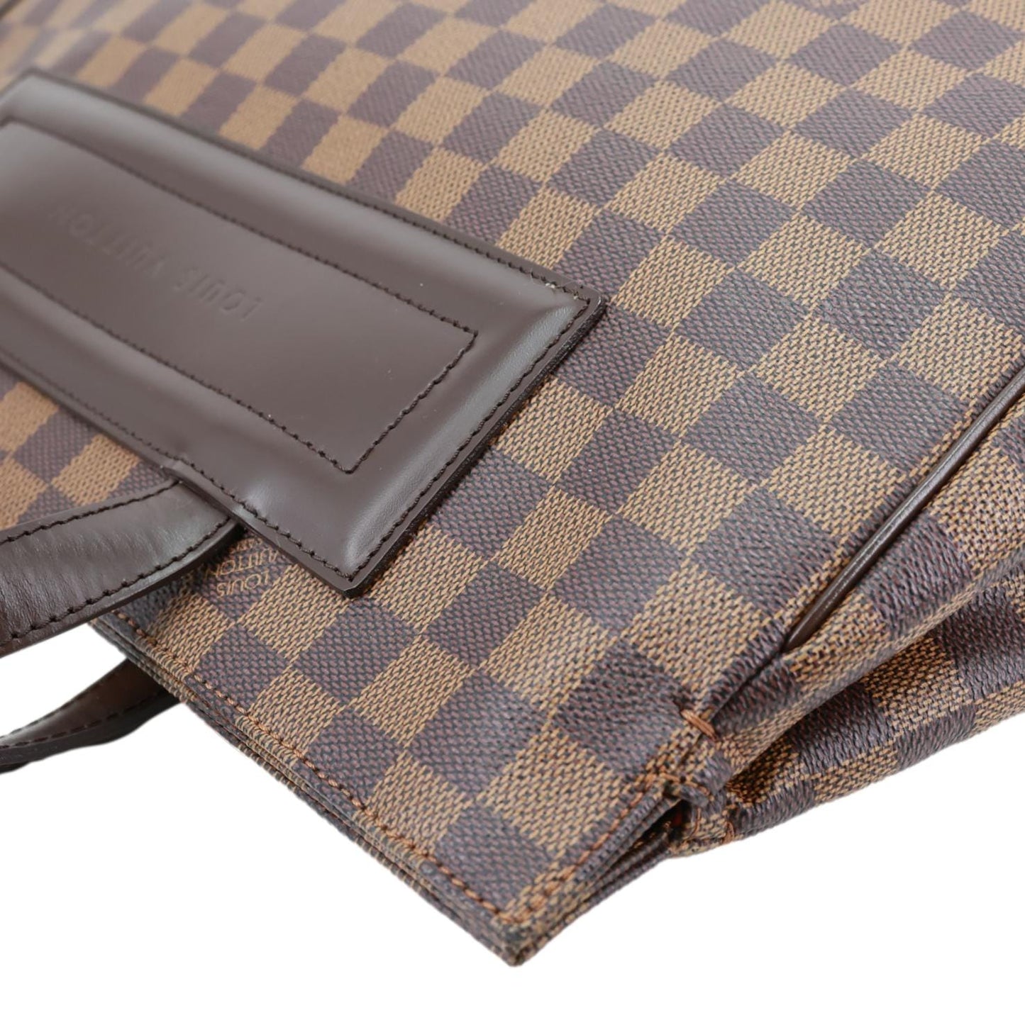 LOUIS VUITTON Parioli PM Damier Ebene Tote Shoulder Bag Brown