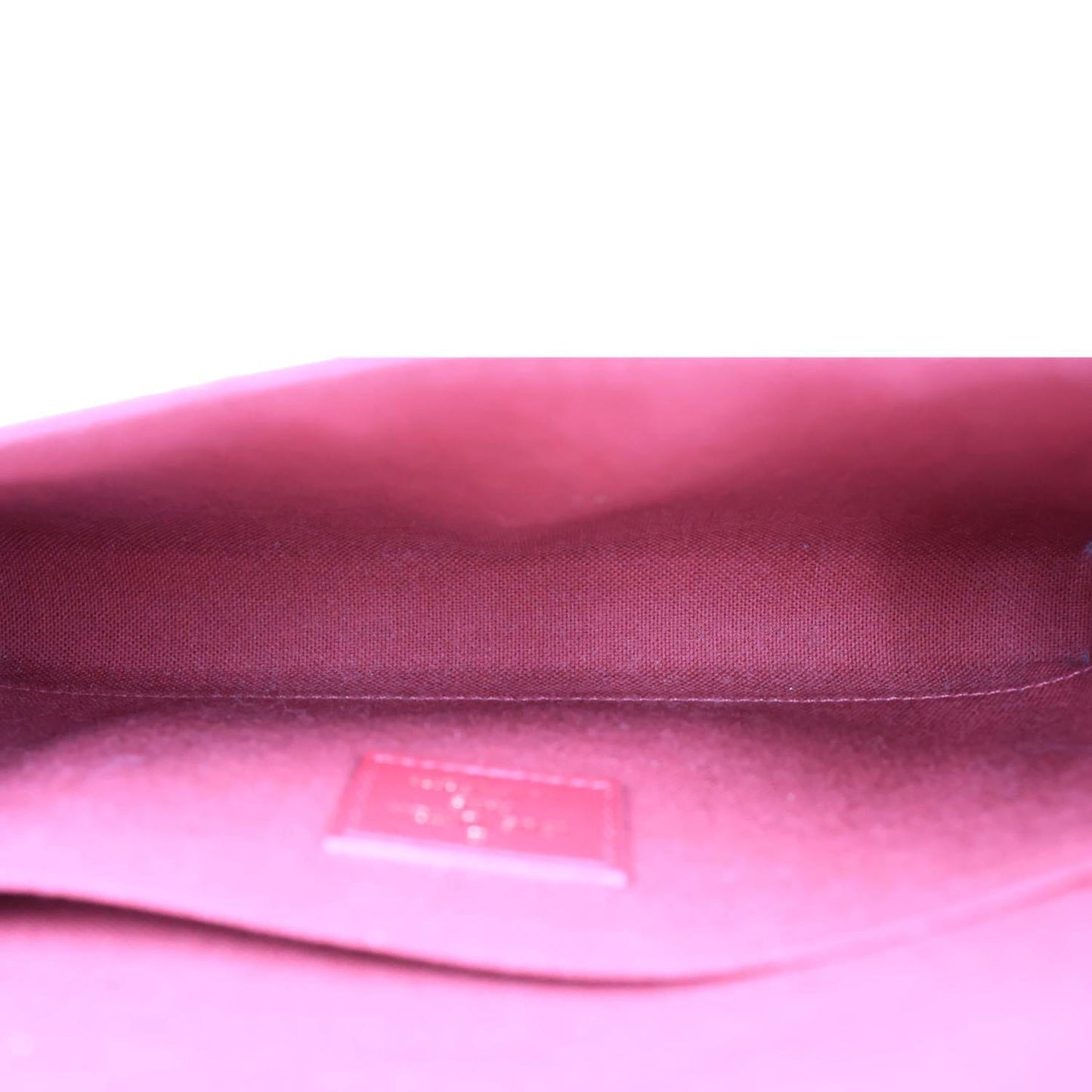 Louis Vuitton Felicie Pochette Monogram Canvas Crossbody Bag Brown