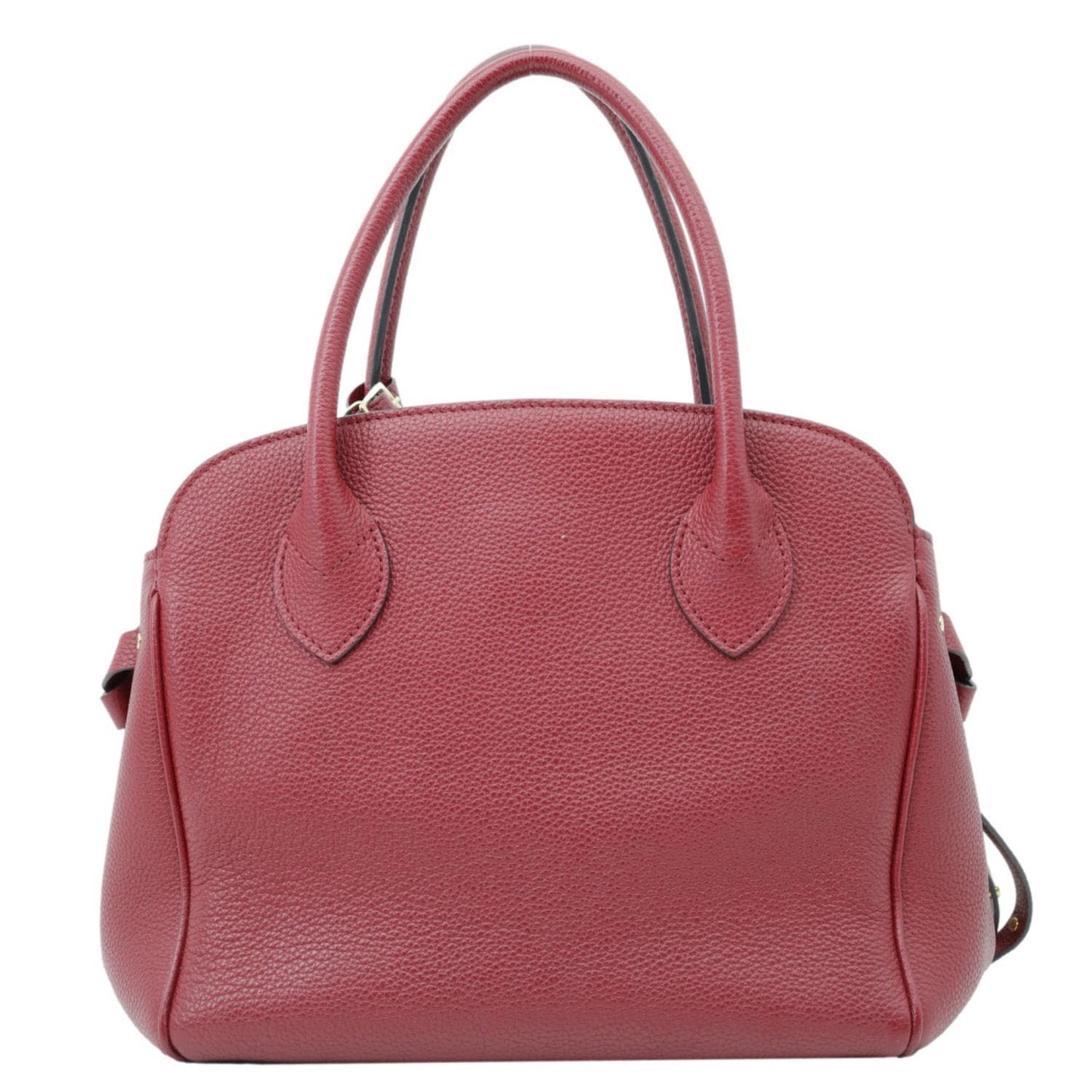 LOUIS VUITTON Milla PM Veau Nuage Leather Shoulder Bag Red
