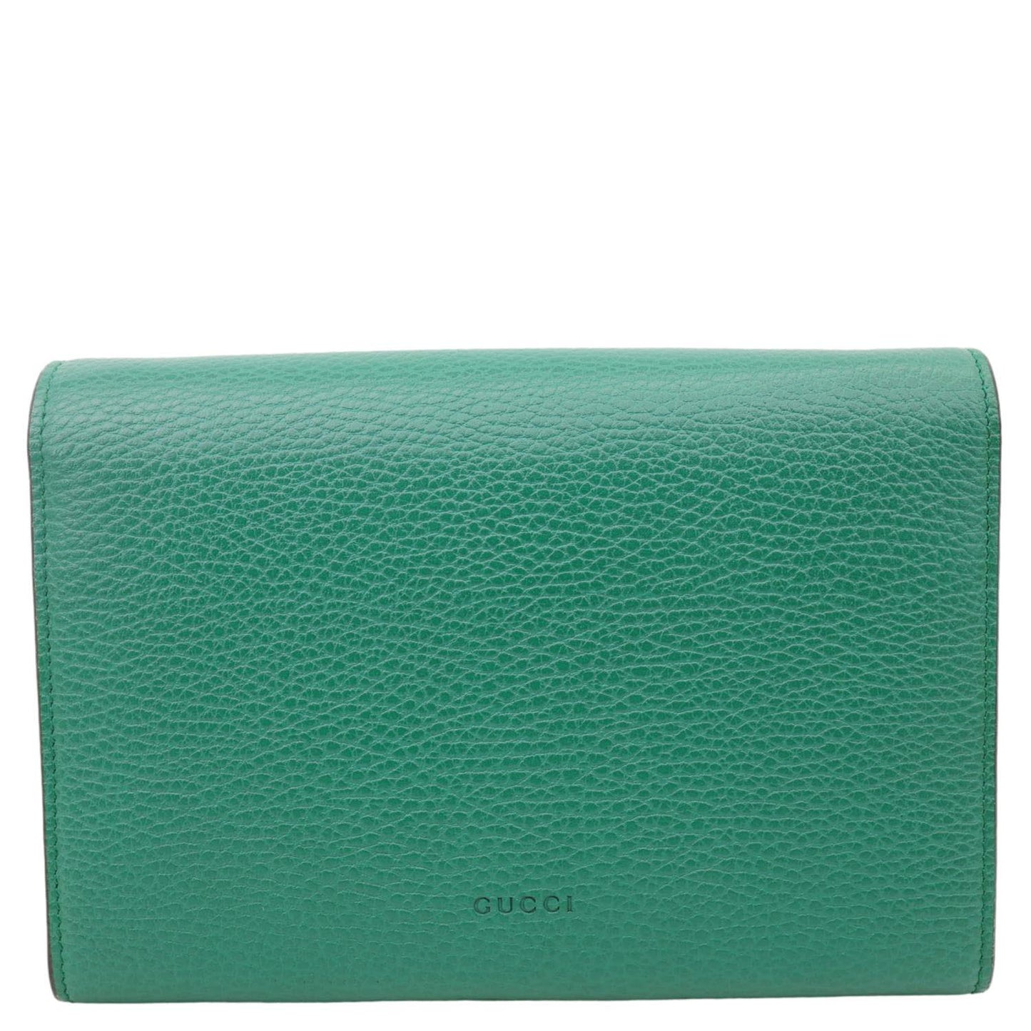 GUCCI Dionysus Crystal Mini Dollar Calfskin Leather Crossbody Bag Green 401231