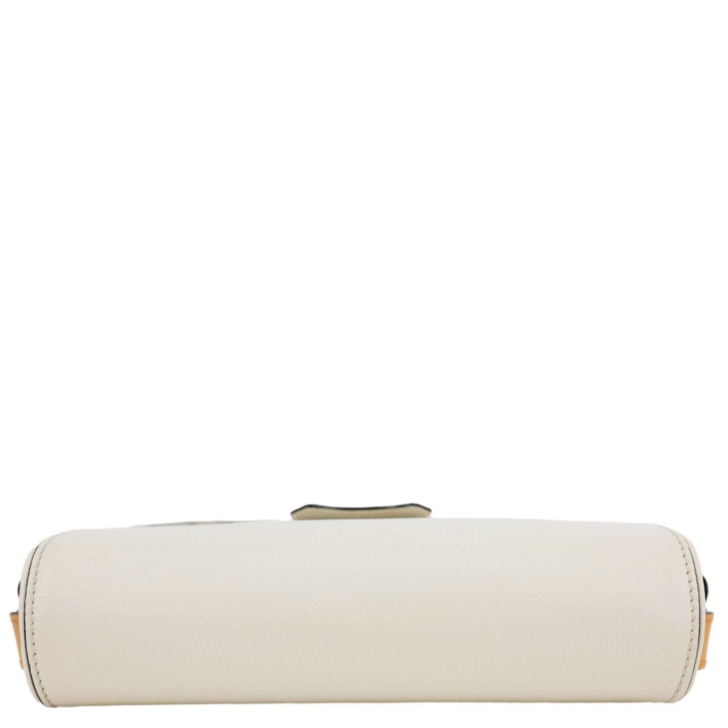 GUCCI Padlock Saddle Small GG Supreme Canvas Shoulder Bag Beige 644524