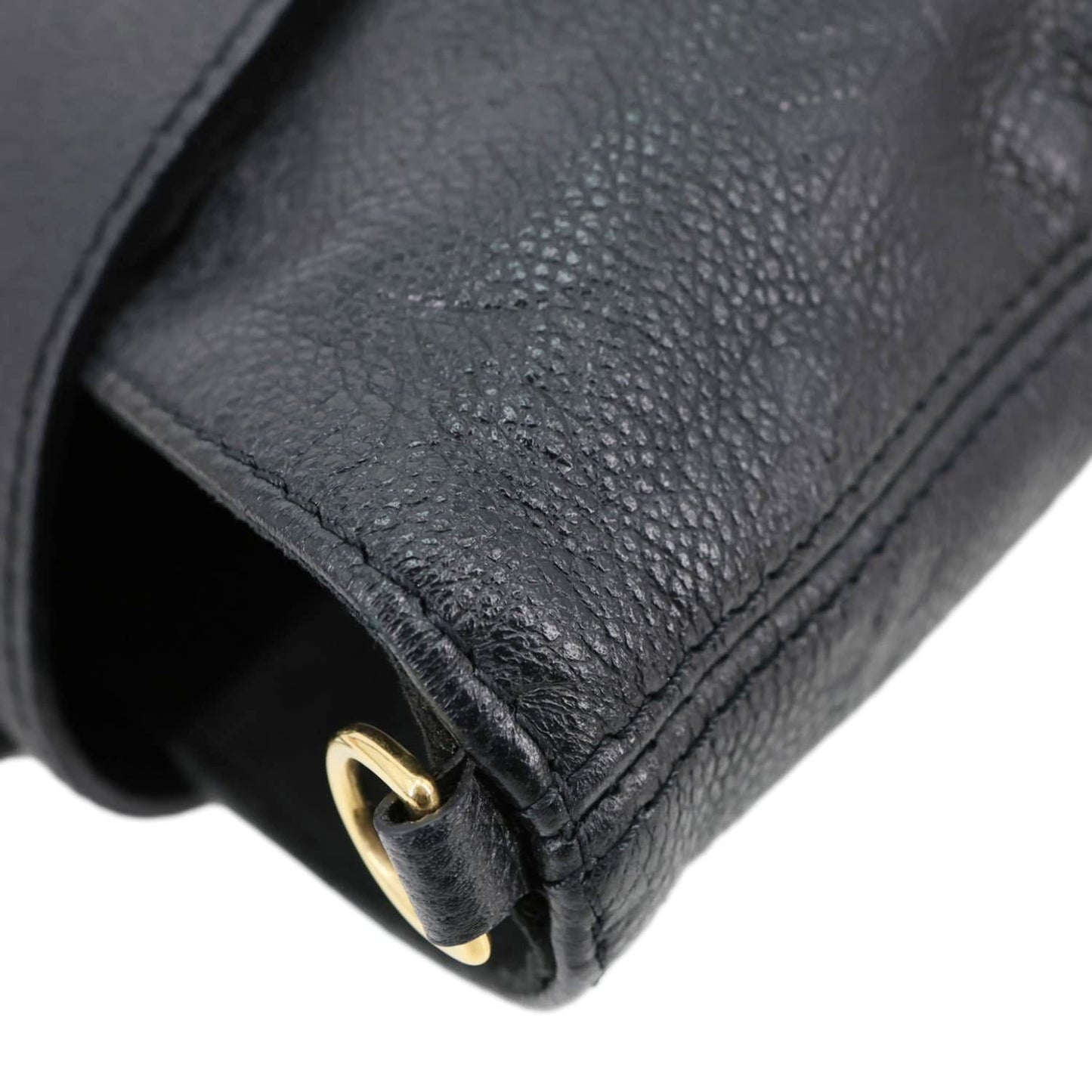 LOUIS VUITTON Backup Monogram Empreinte Leather Backpack Black