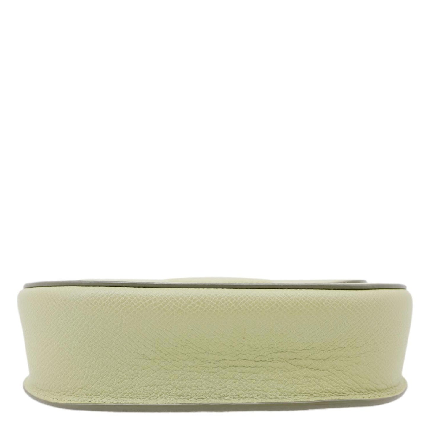 CELINE Trotteur Small Grained Calfskin Leather Shoulder Bag Sage