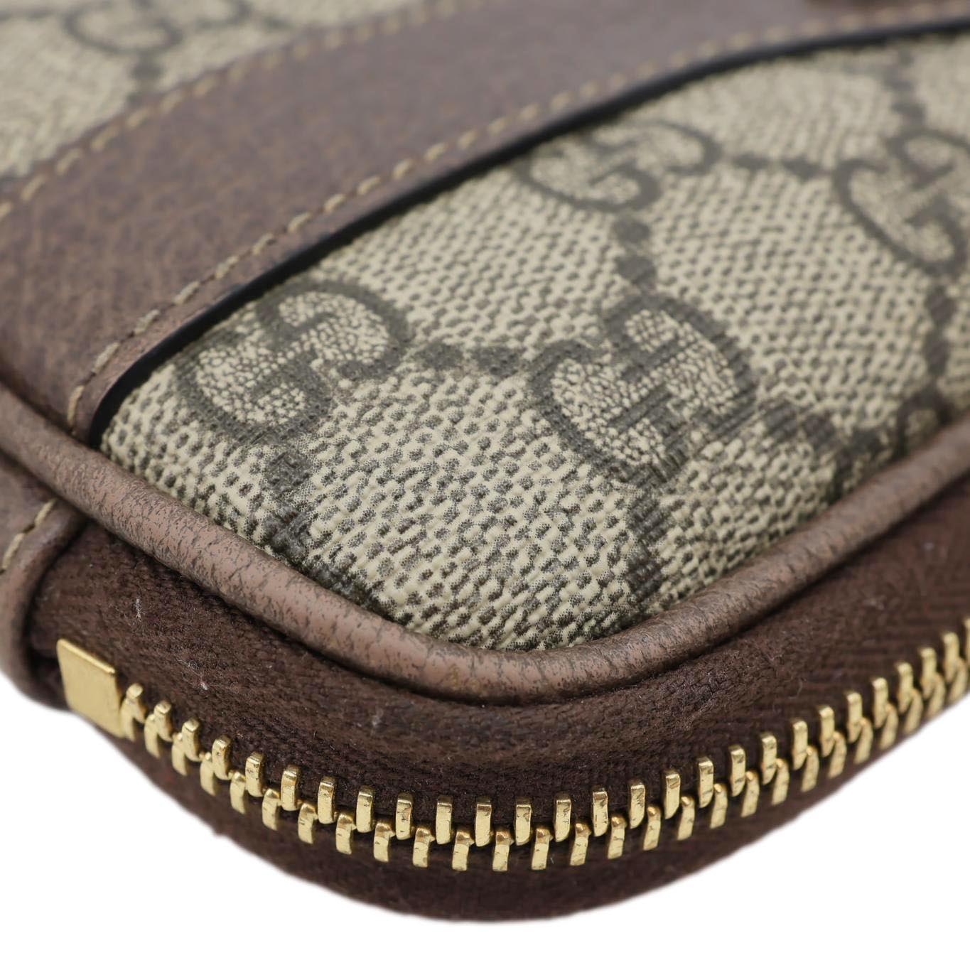 GUCCI Web Ophidia GG Supreme Canvas Belt Bag Beige 519308