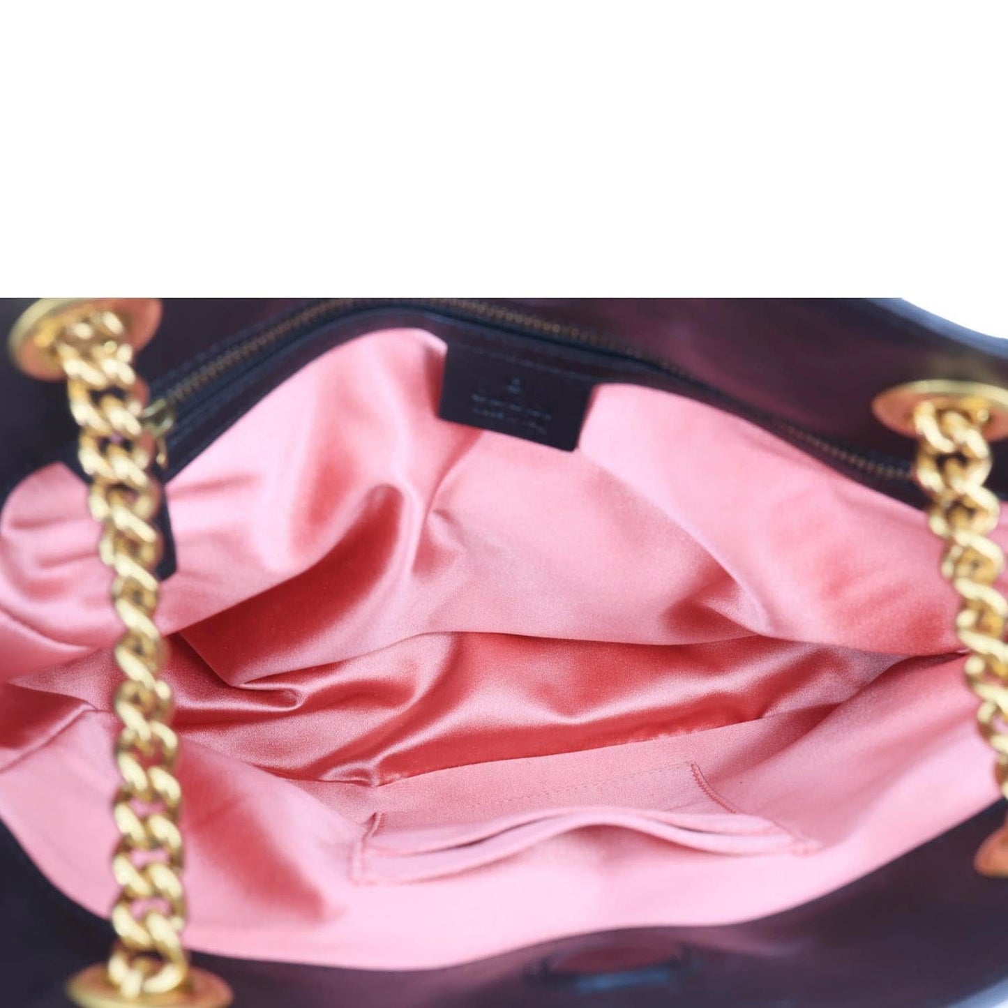 GUCCI GG Marmont Quilted Leather Chain Tote Bag Black 443501
