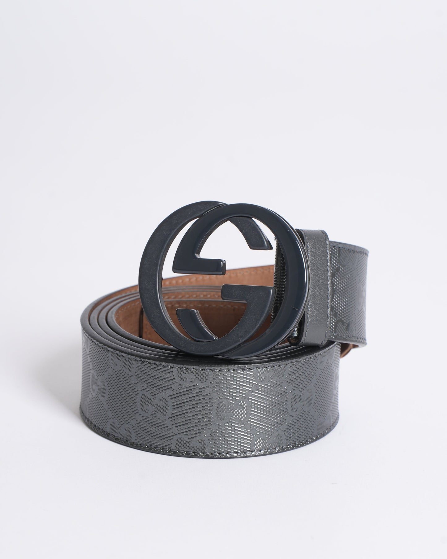 Gucci Lou Leather Canvas Handbag