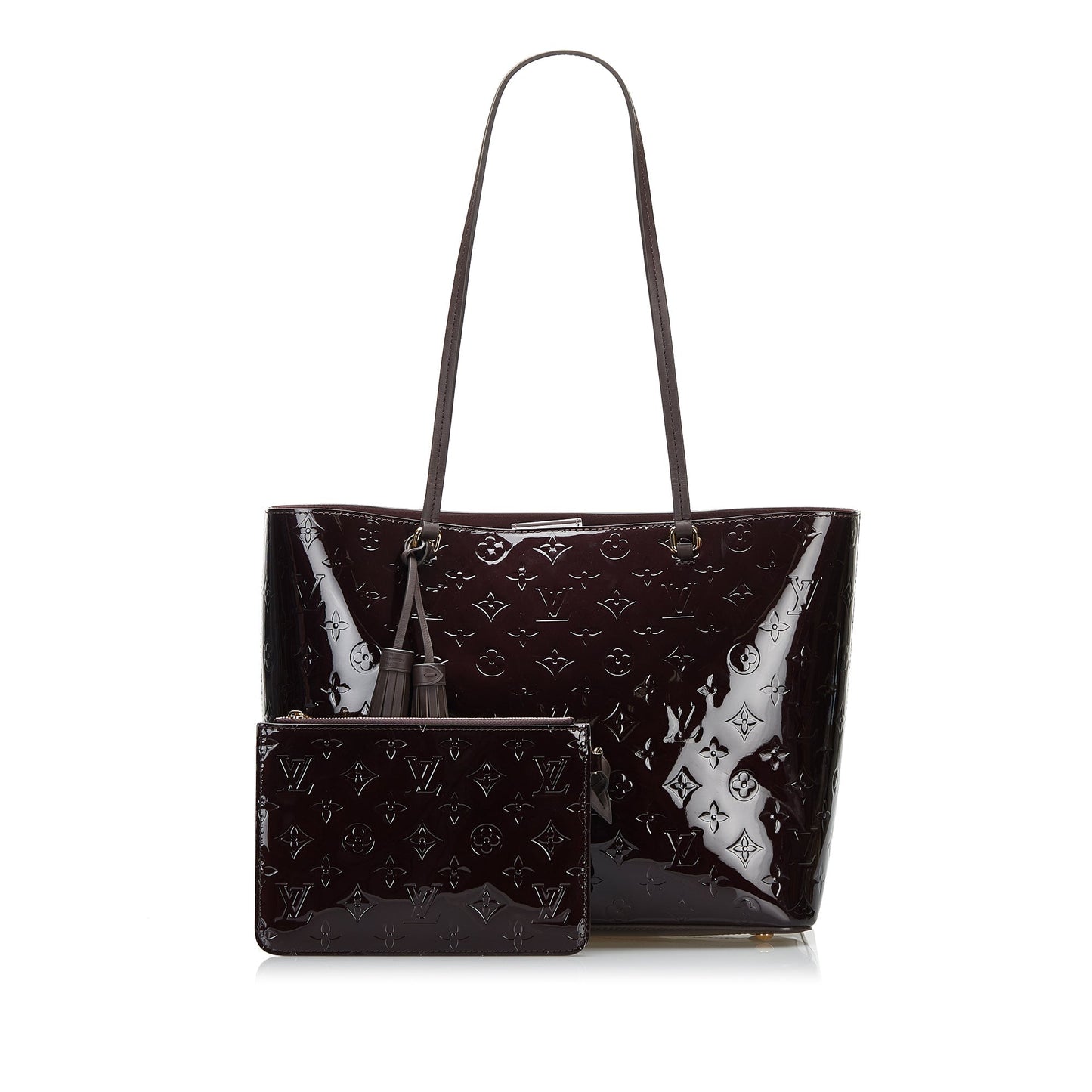Louis Vuitton Long Beach MM Brown Monogram Vernis