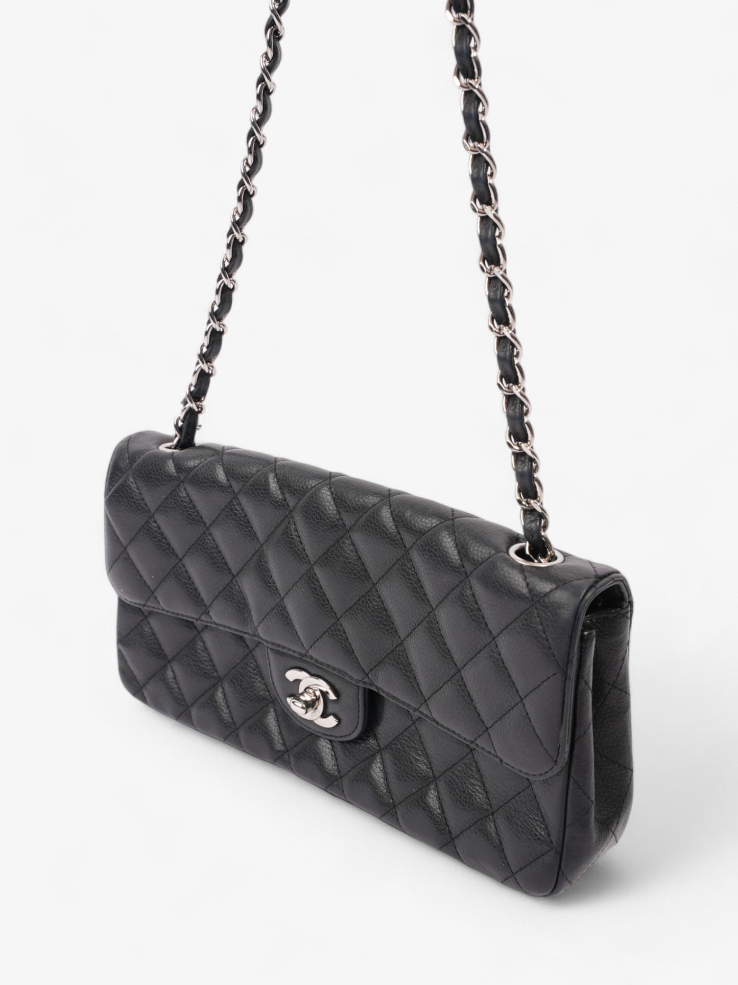 Chanel East West Black Caviar Leather