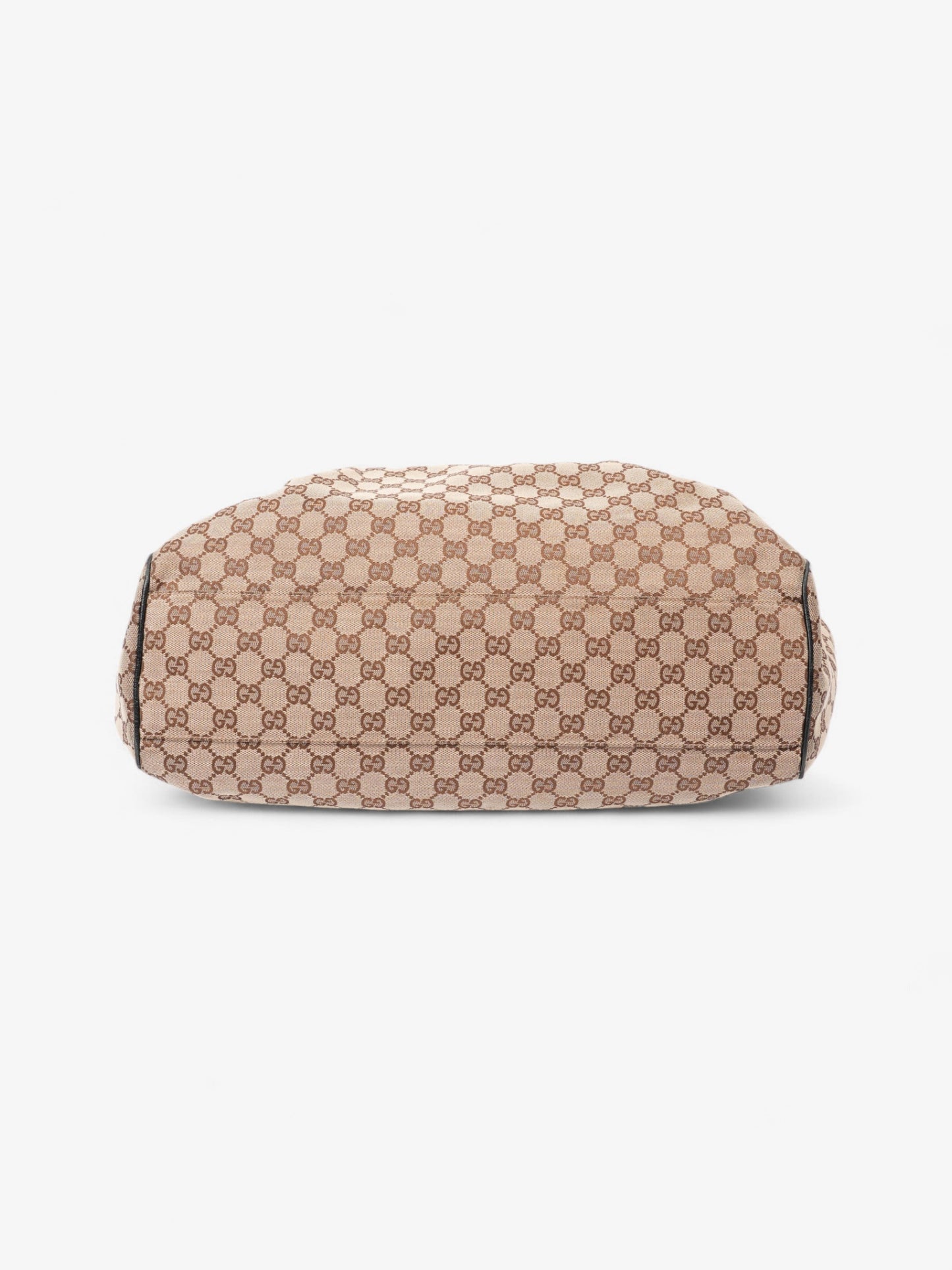 Gucci Sukey Large Beige And Ebony GG Supreme Canvas