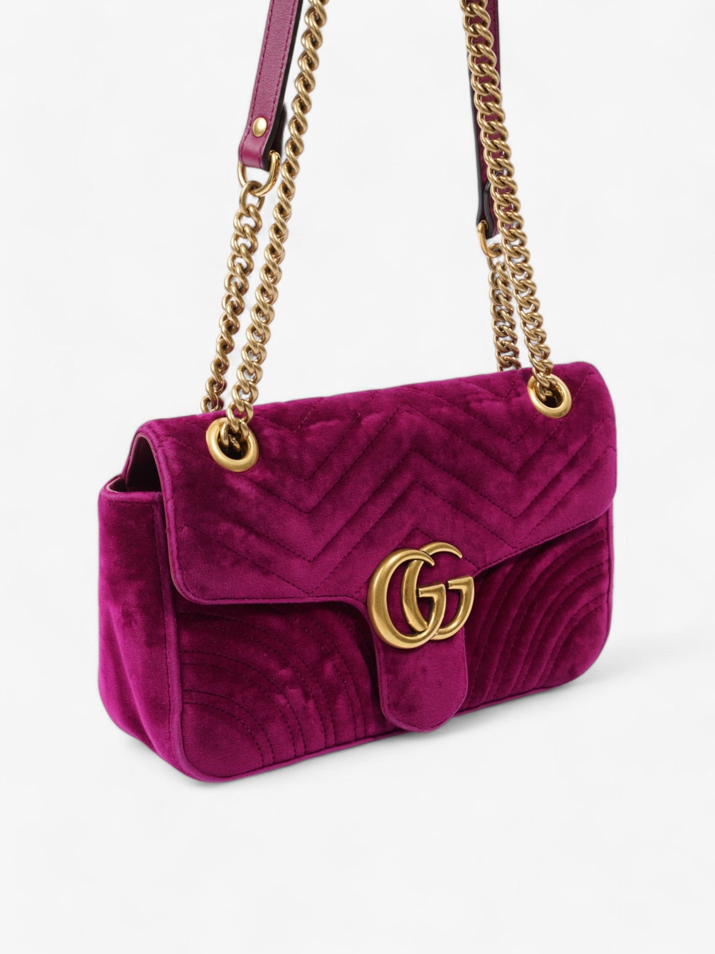 Gucci GG Marmont Purple Velvet Small