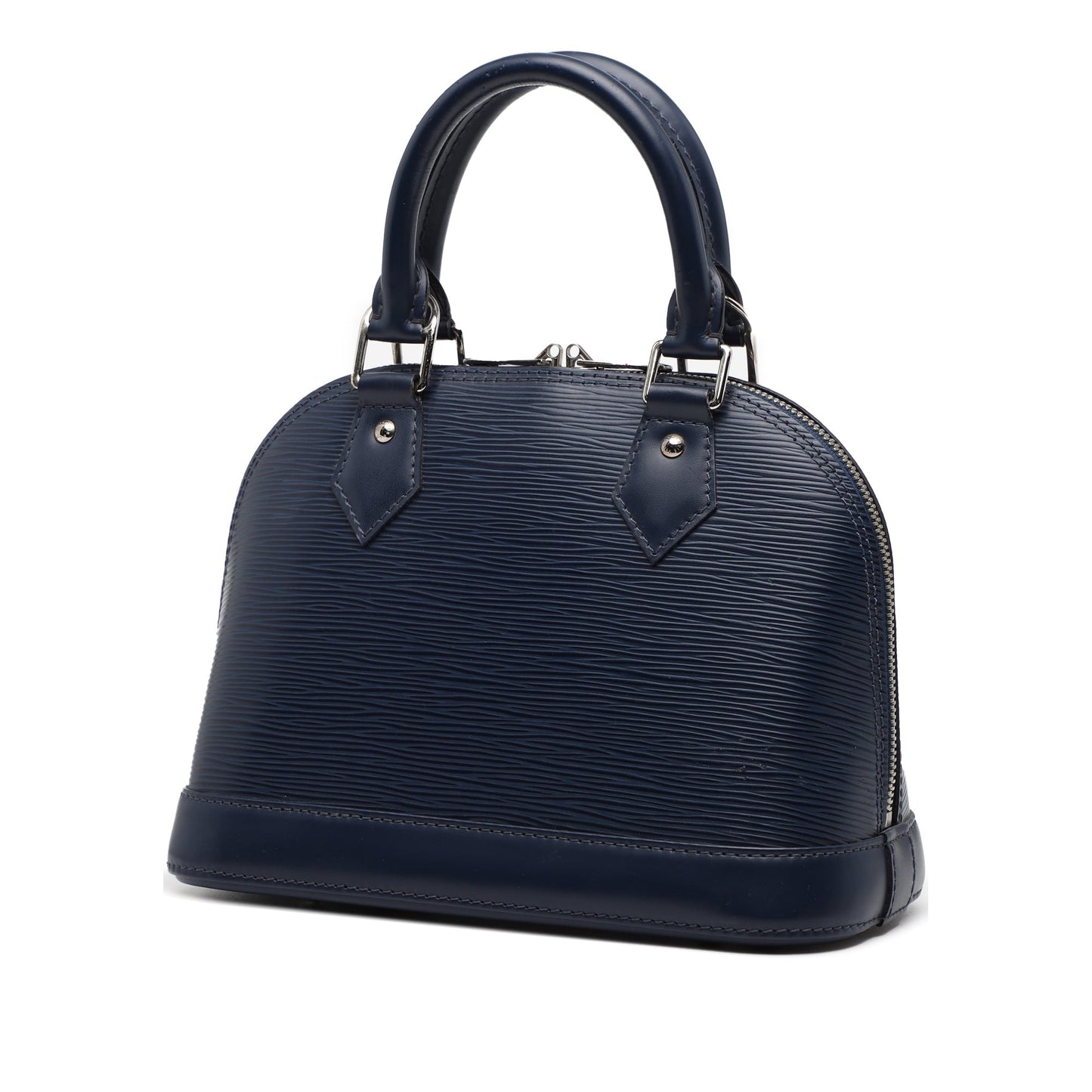 Blue Louis Vuitton Epi Alma BB Satchel