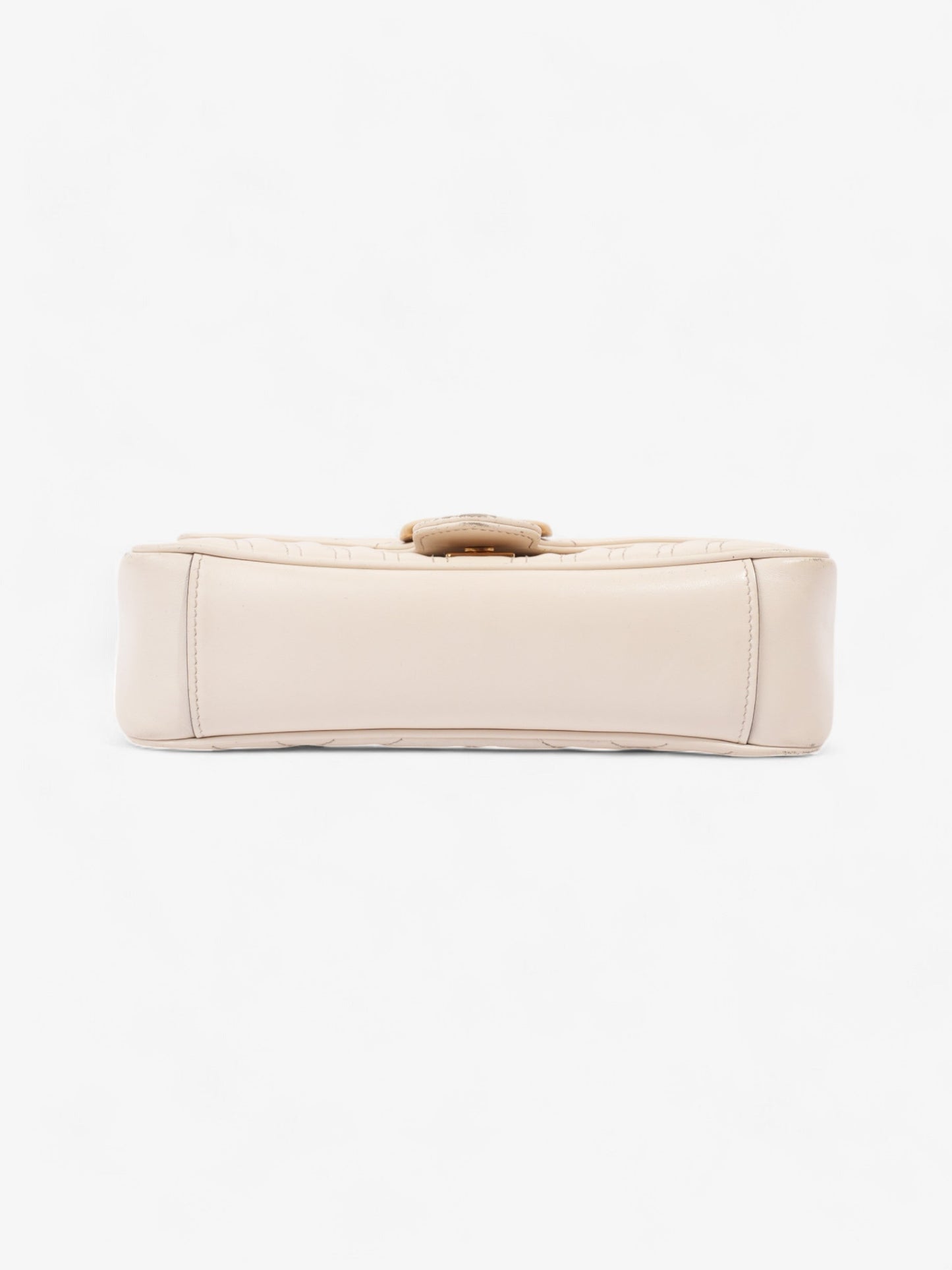 Gucci GG Marmont White Matelasse Leather Small
