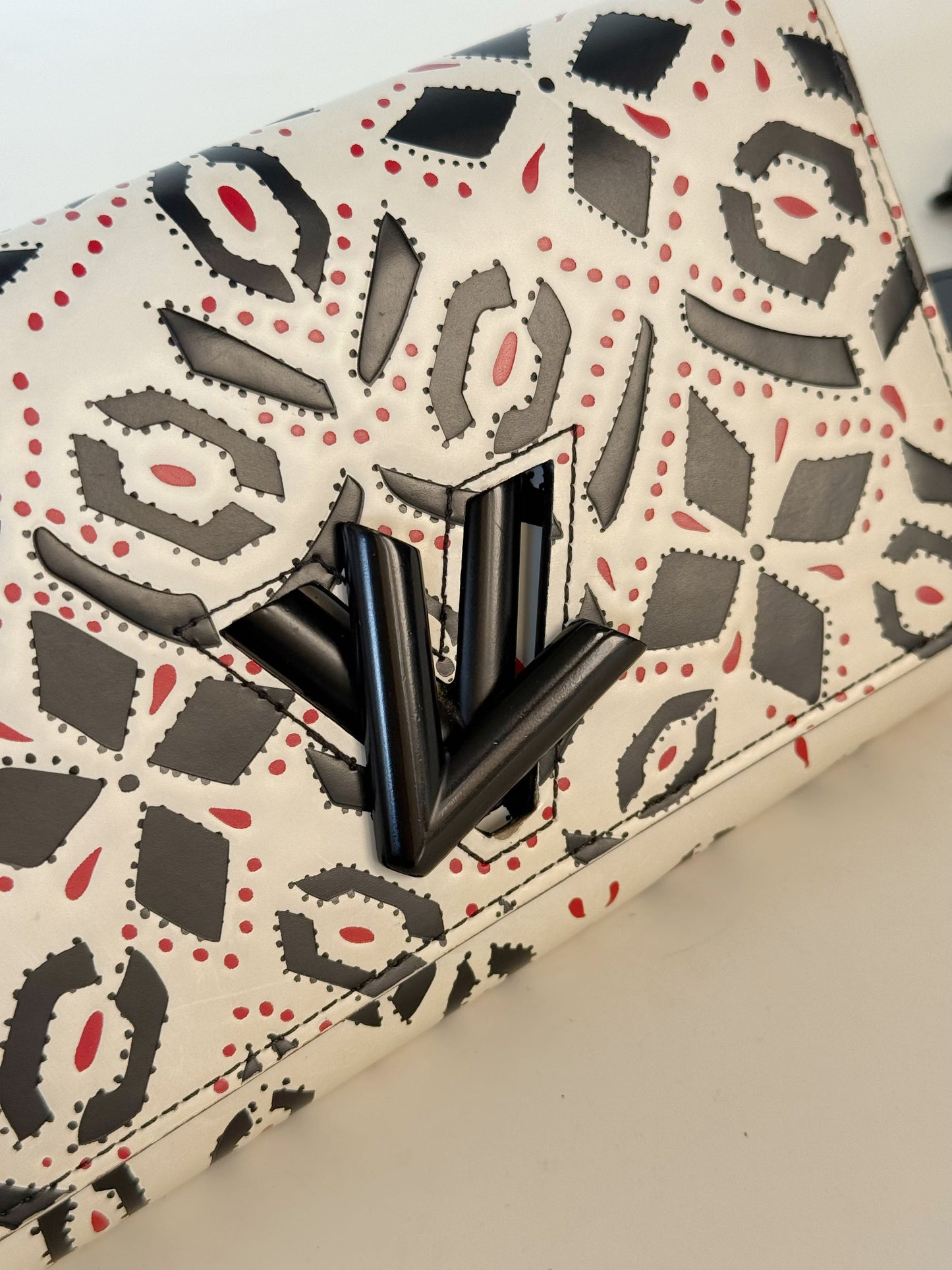 Louis Vuitton Leather Twist Wallet on Chain
