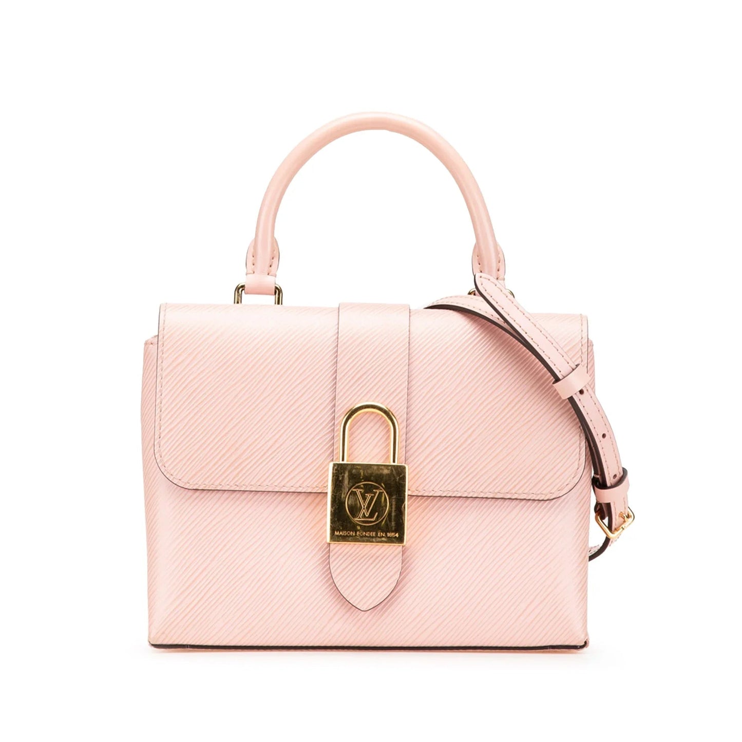 Pink Louis Vuitton Epi Locky BB Satchel