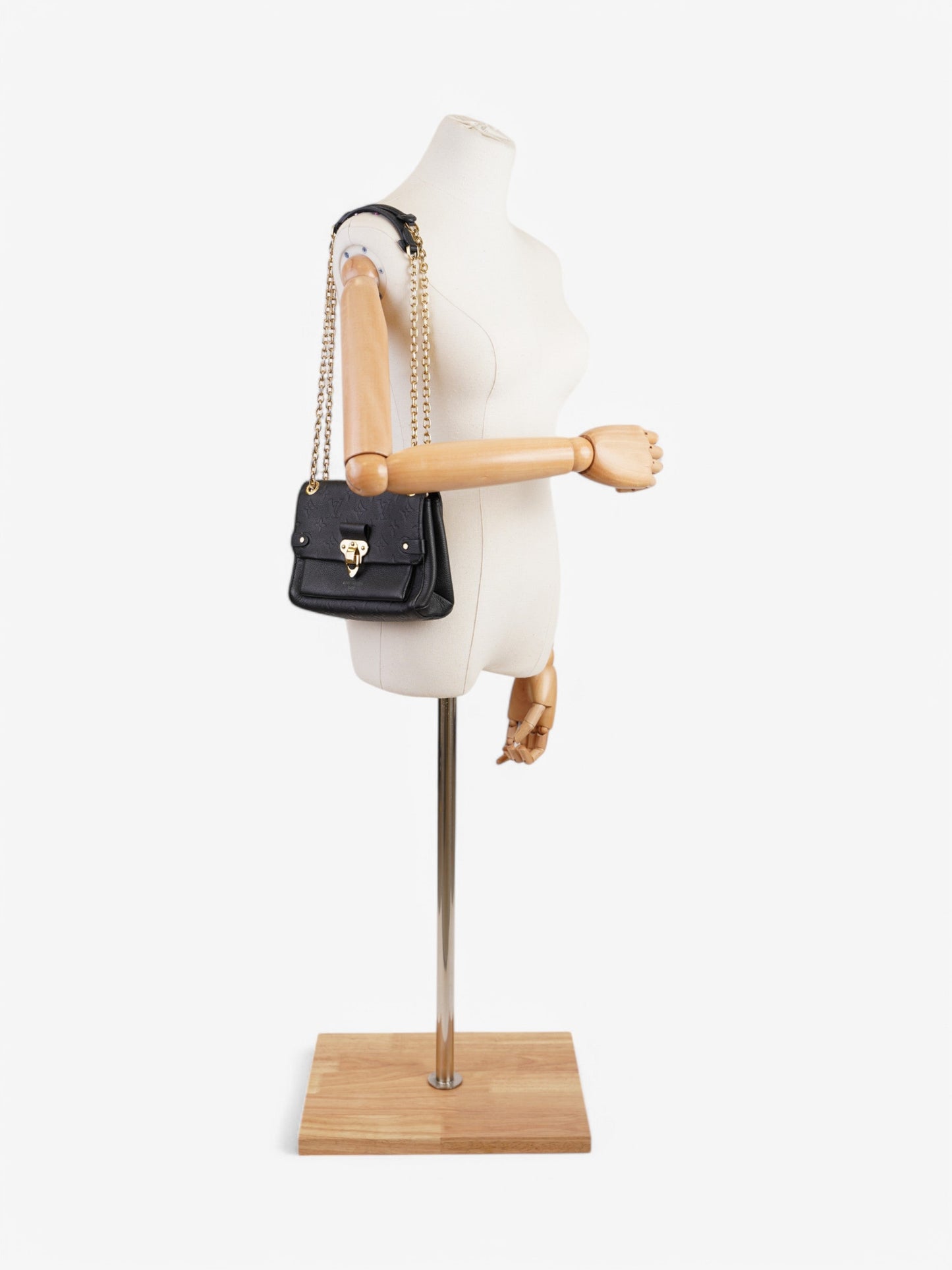Louis Vuitton Vavin Black Empreinte Leather BB