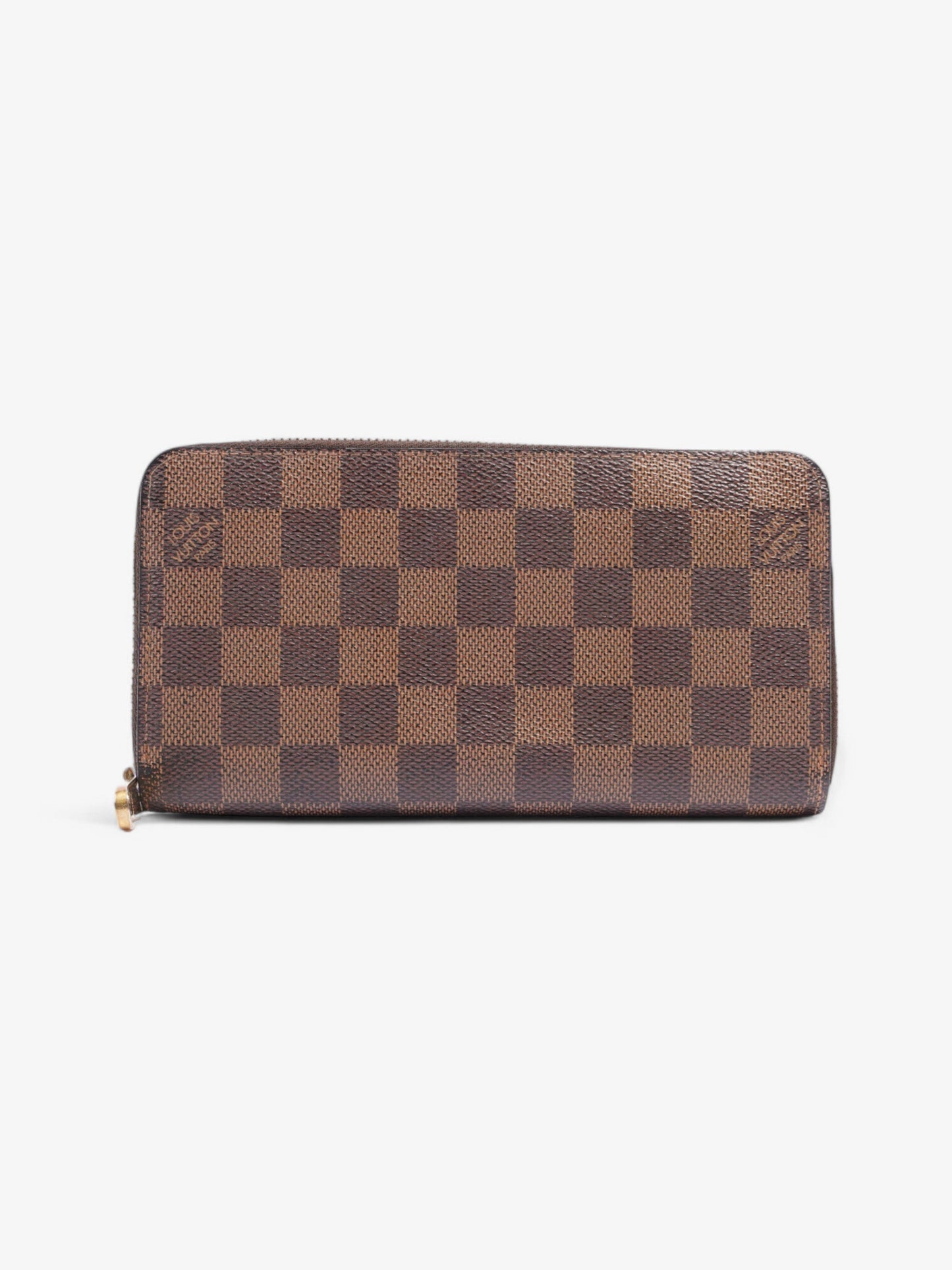 Louis Vuitton Zippy Wallet Damier Ebene Coated Canvas