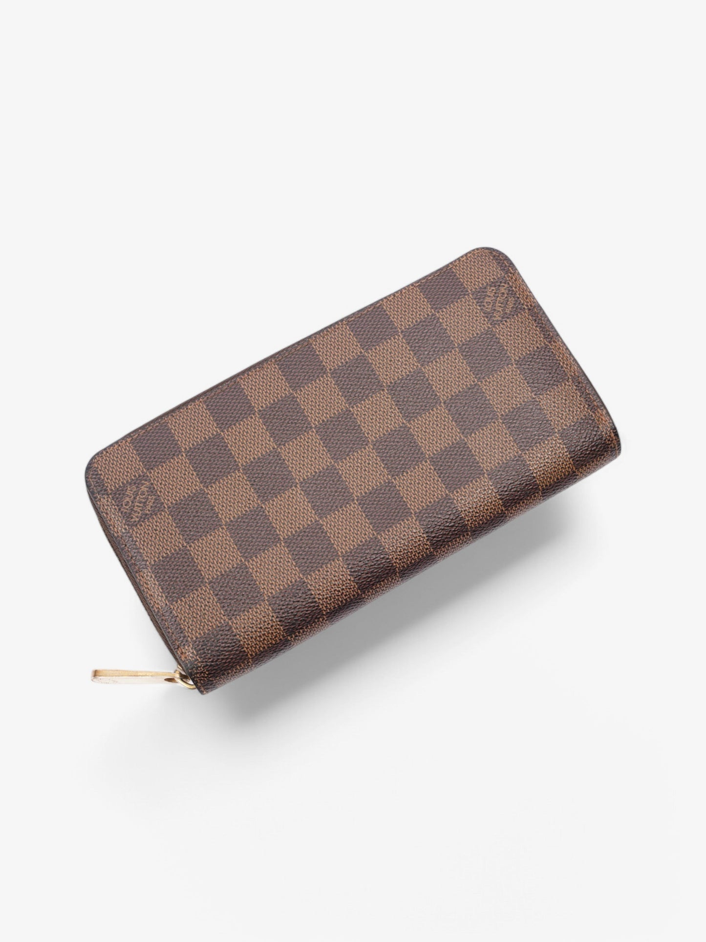 Louis Vuitton Zippy Wallet Damier Ebene Coated Canvas
