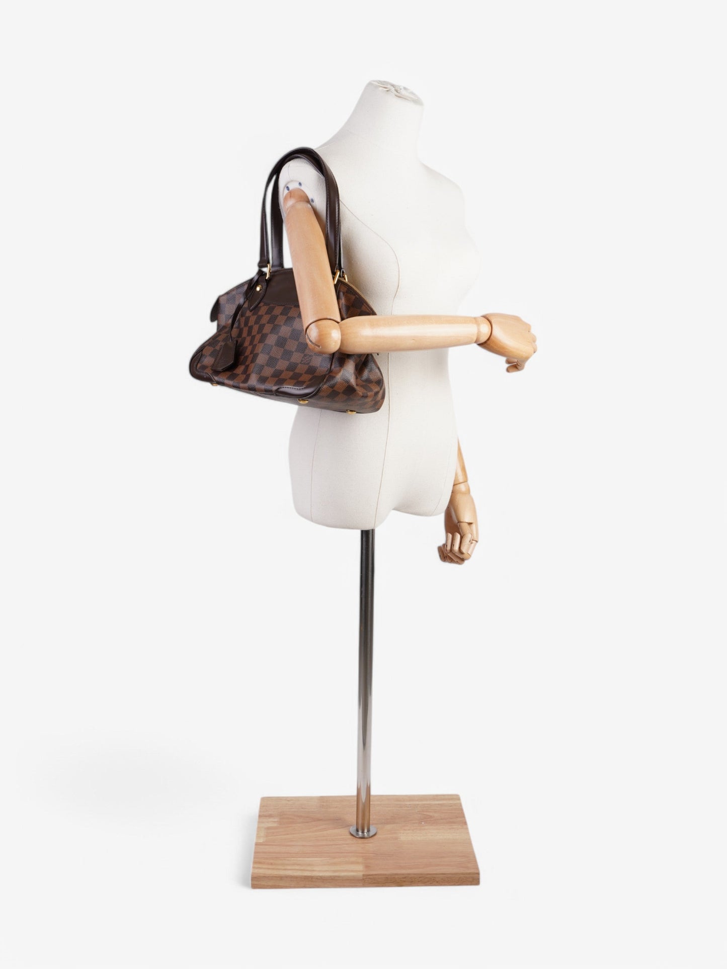 Louis Vuitton Verona Damier Dark Brown Coated Canvas PM