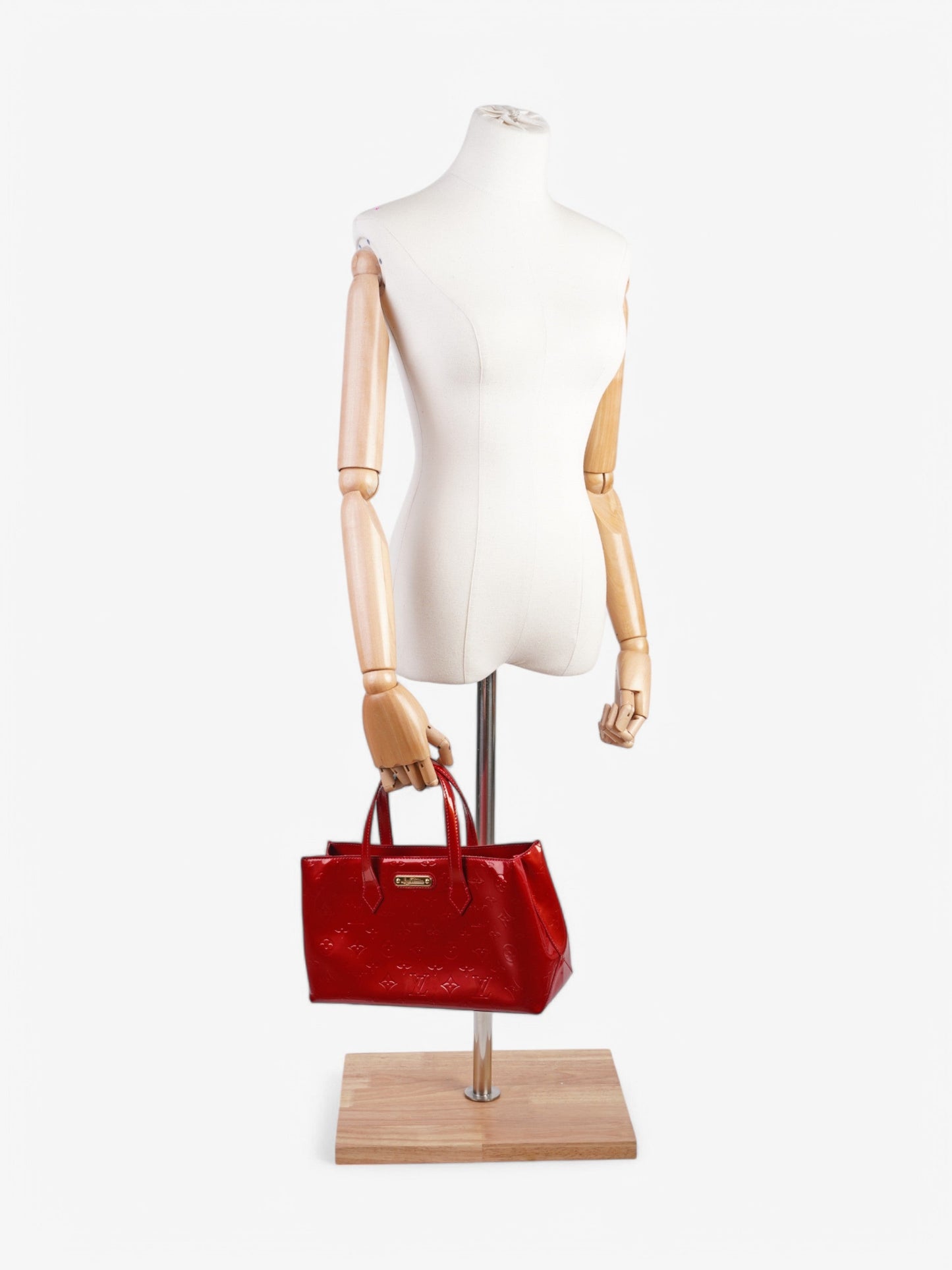 Louis Vuitton Wilshere Verni Red Calfskin Leather PM
