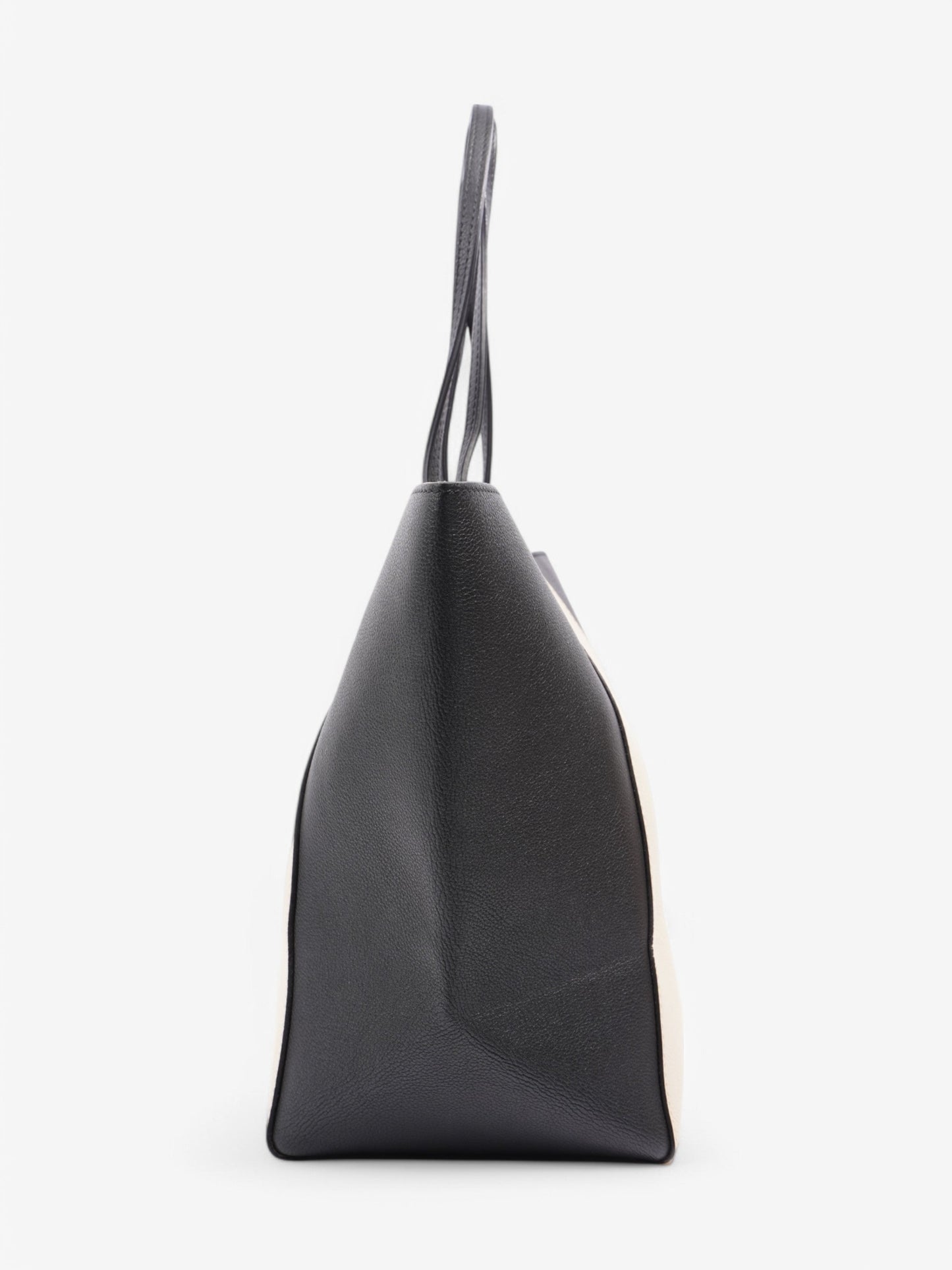 Louis Vuitton Lock Me Tote Beige / Black Calfskin Leather