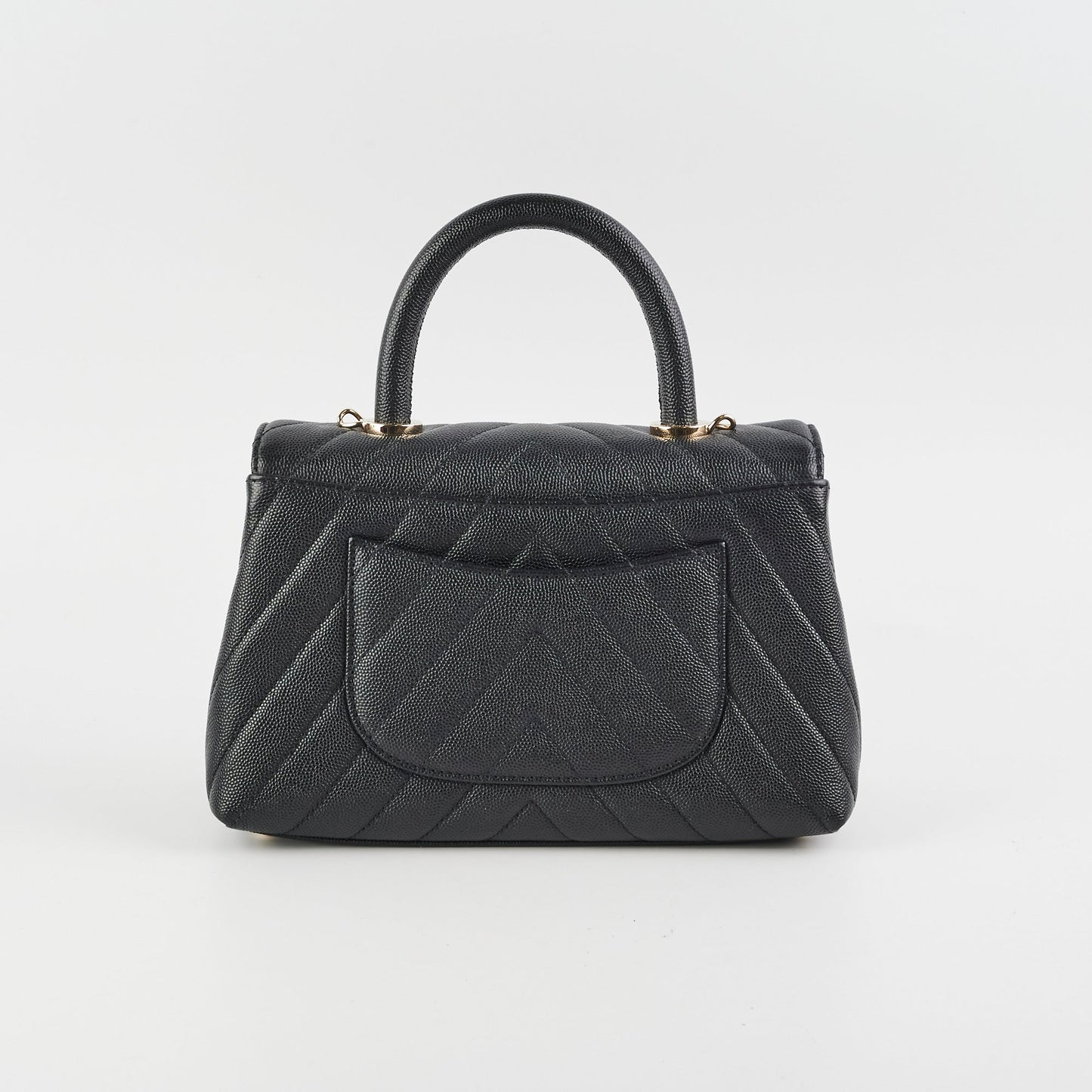 Chanel Coco Handle Small Caviar Black