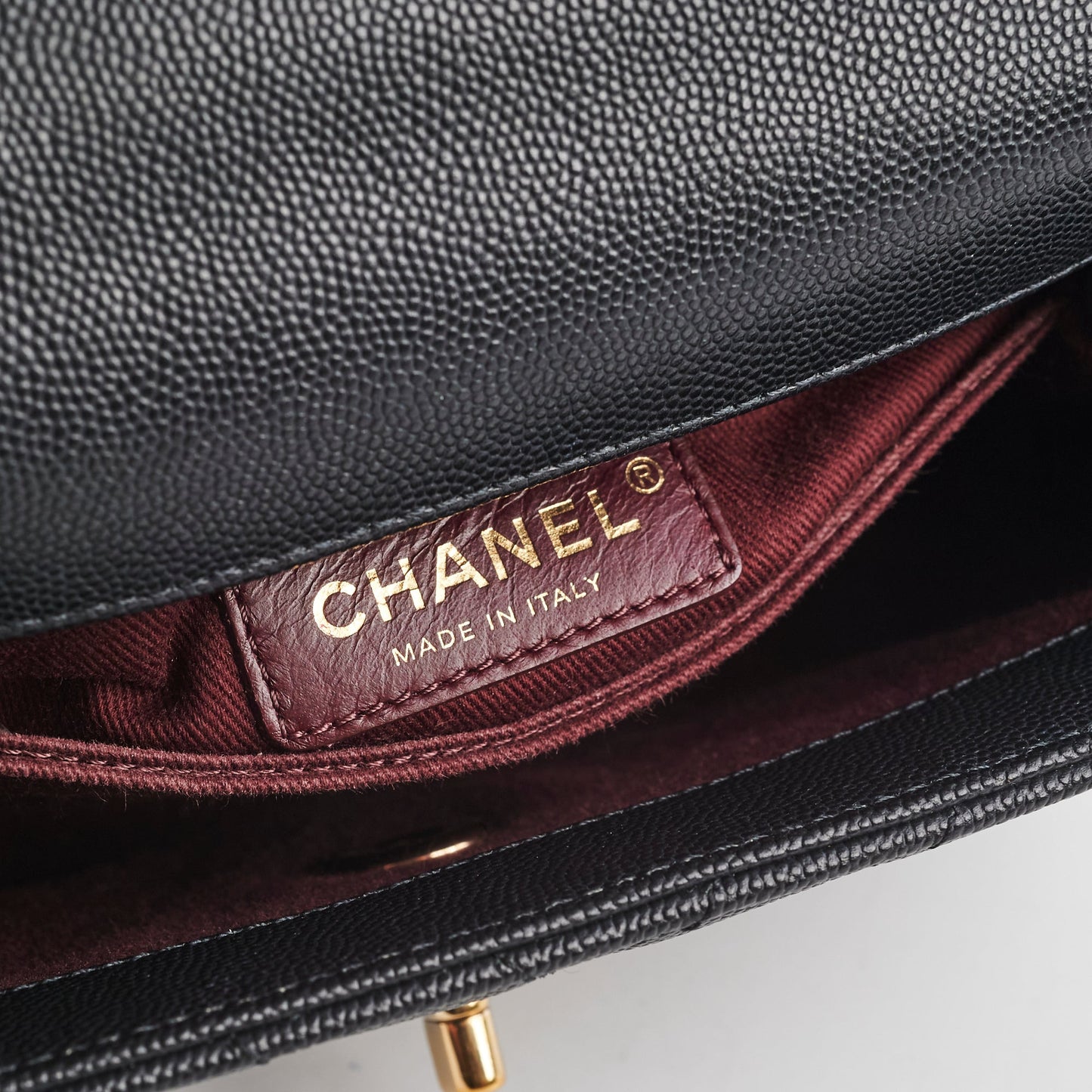 Chanel Coco Handle Small Caviar Black