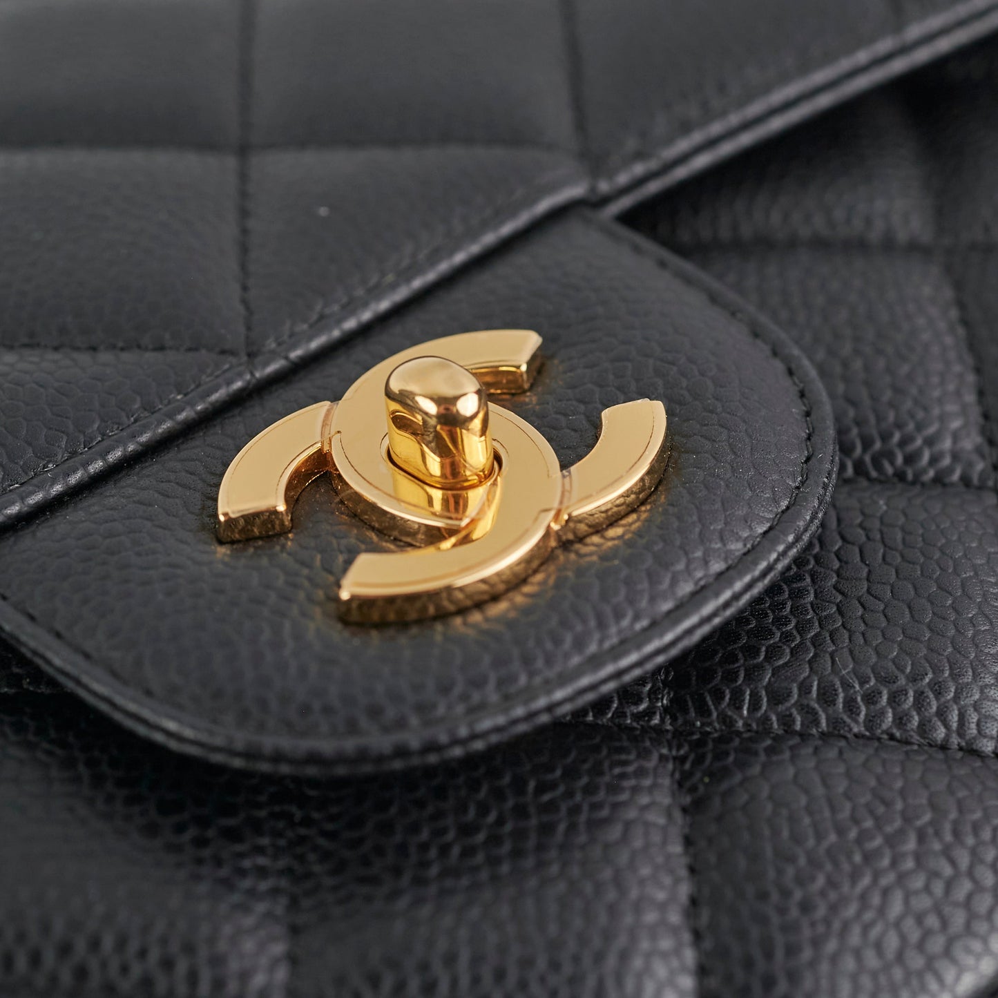 Chanel Jumbo Caviar Black