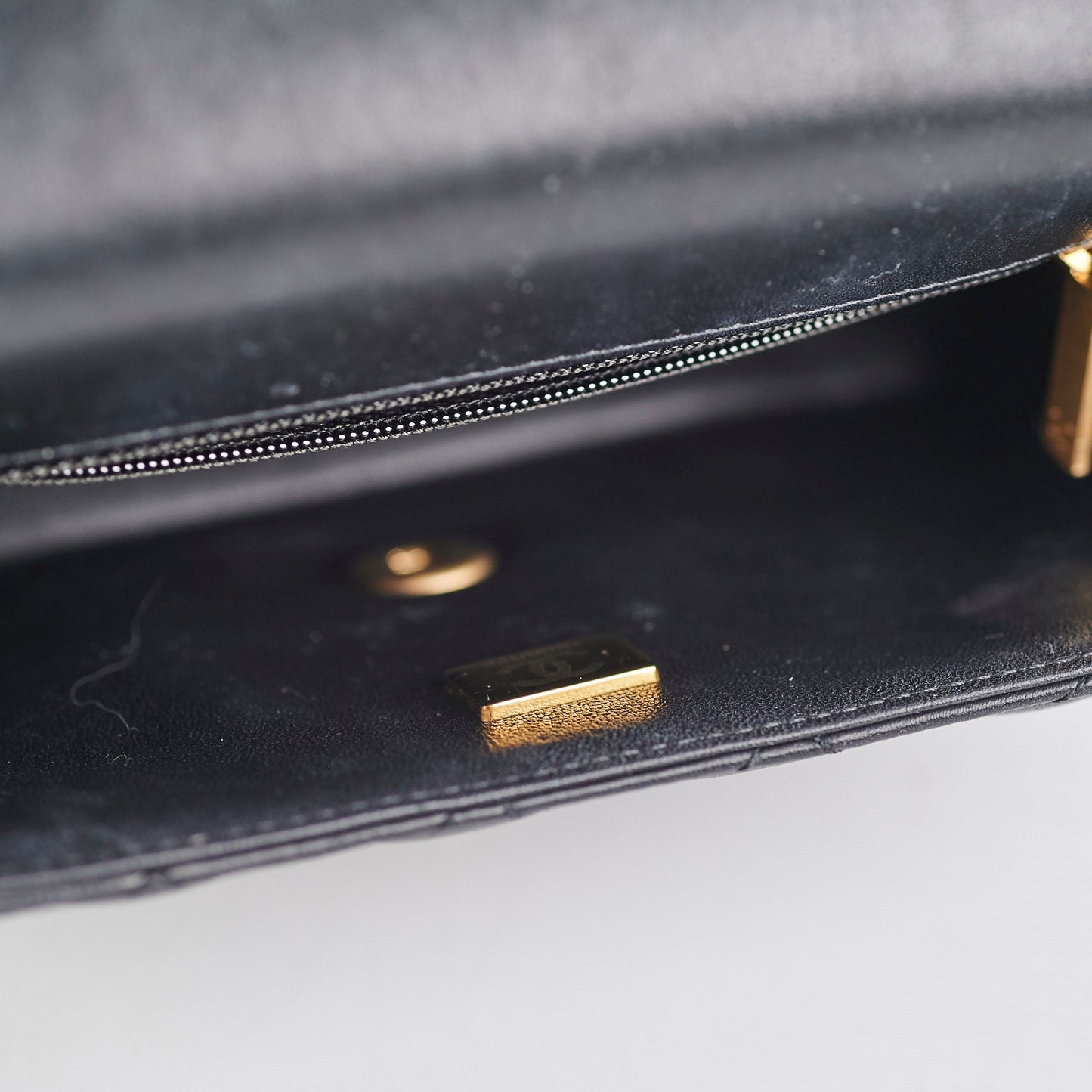 Chanel Seasonal Square Flap Lambskin Black
