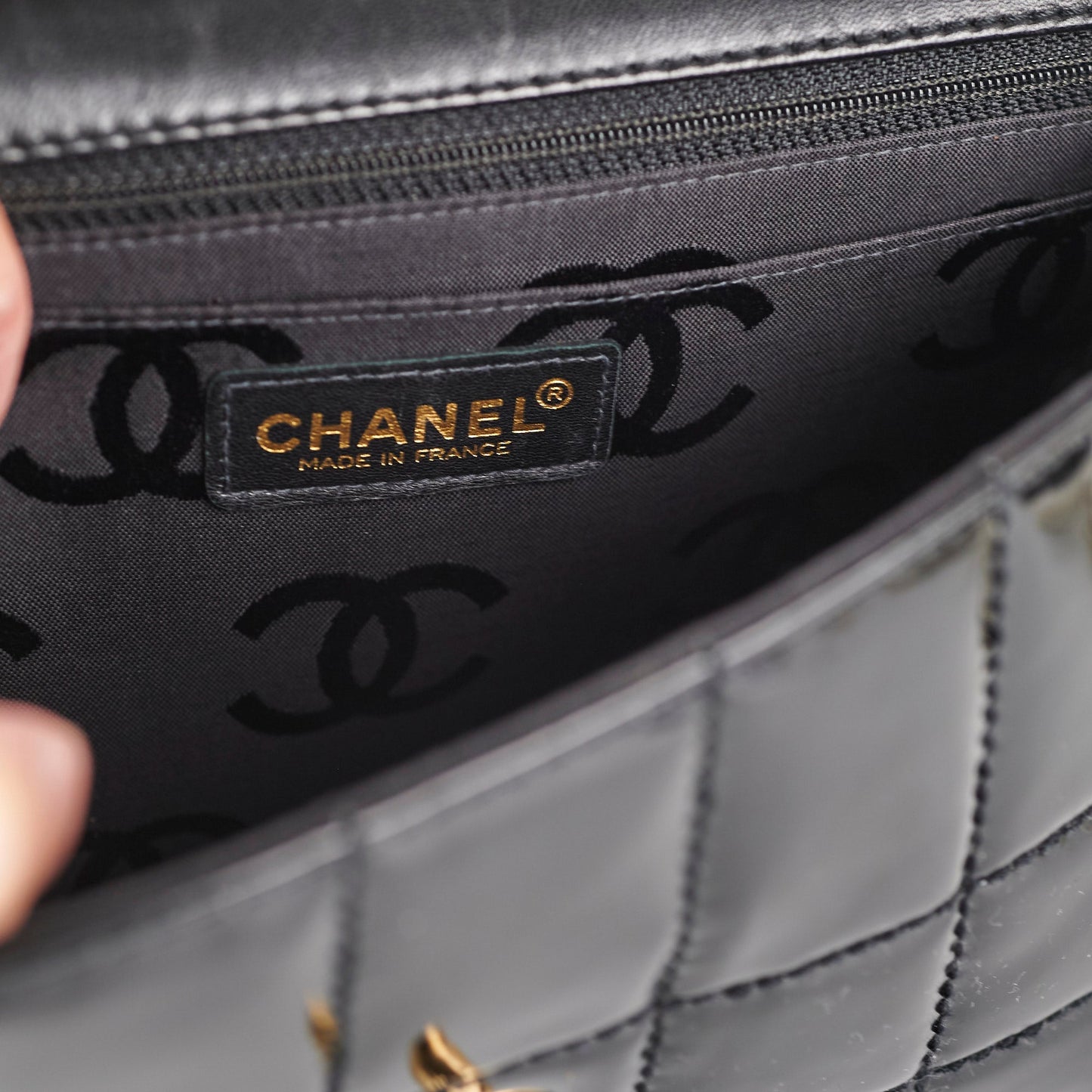 Chanel  Black Patent