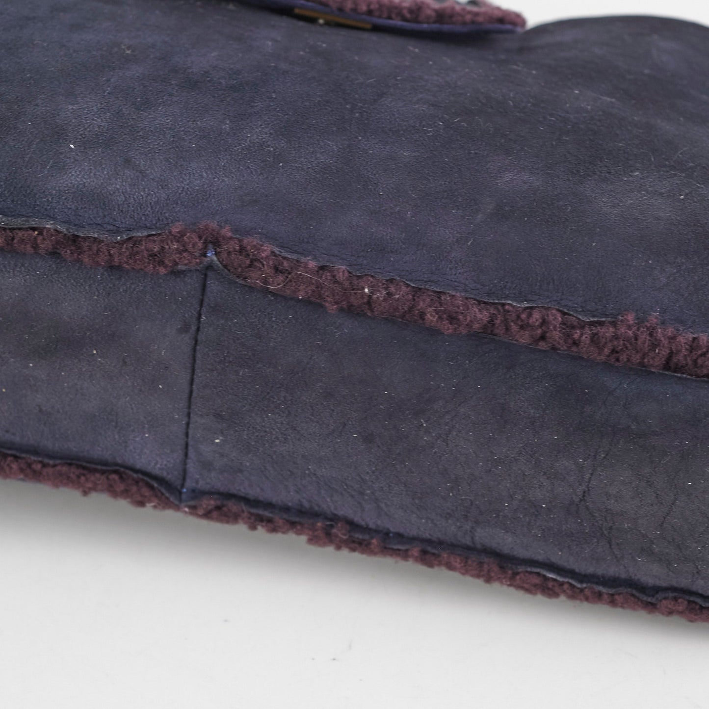 Chanel  Suede Tote Navy