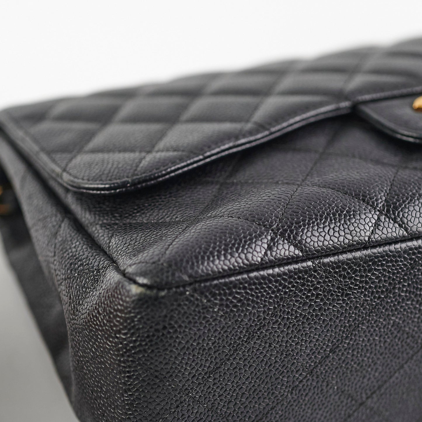 Chanel Jumbo Classic Single Flap Caviar Black