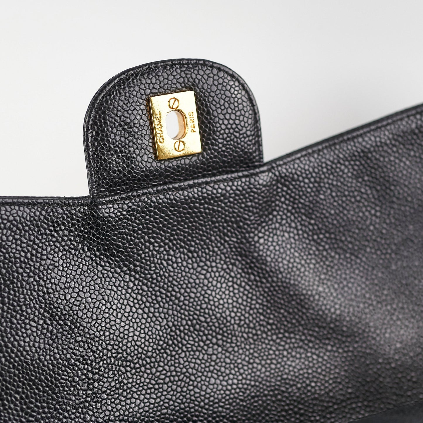 Chanel Jumbo Classic Single Flap Caviar Black