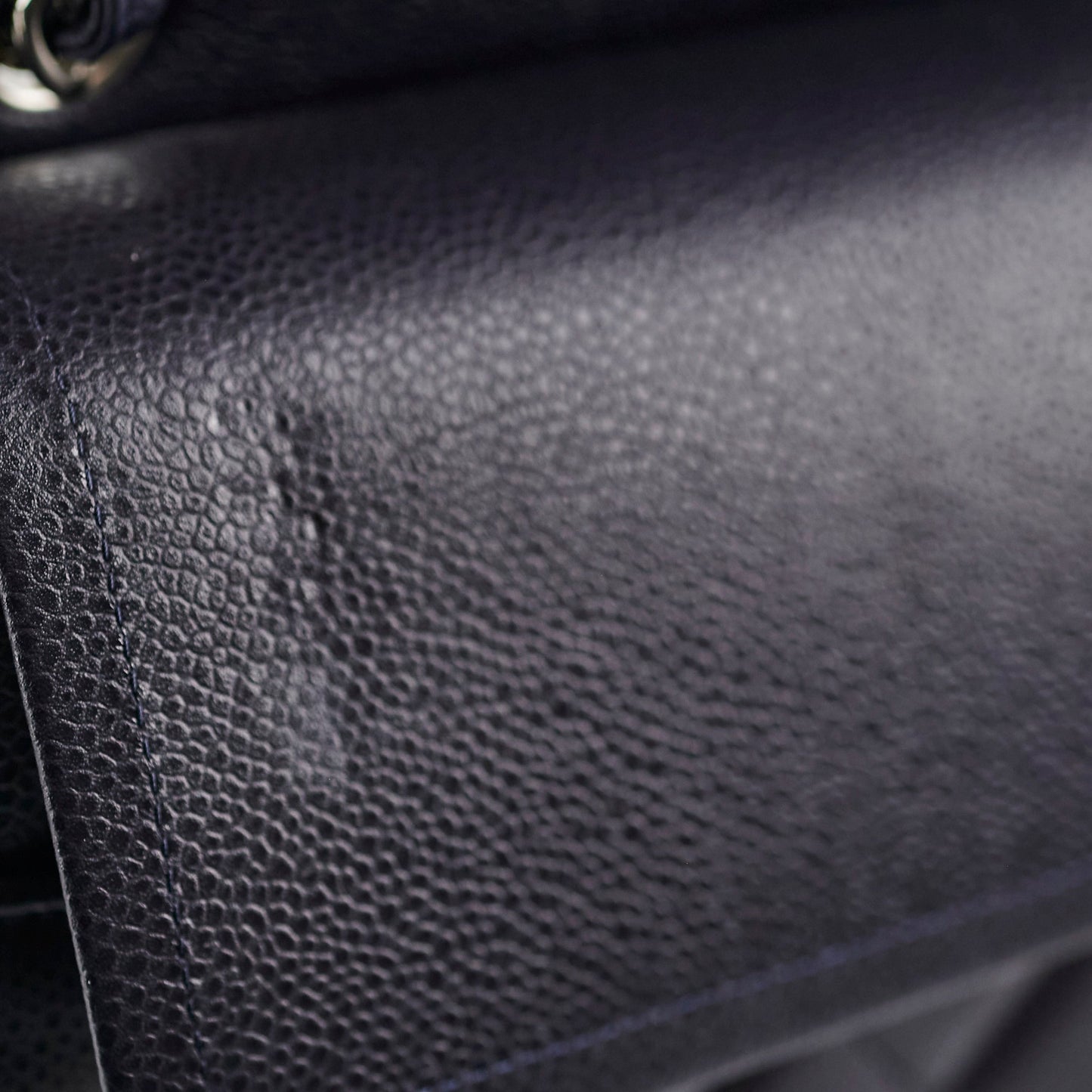 Chanel Jumbo Classic Double Flap Caviar Purple