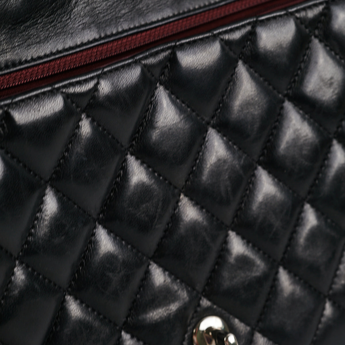 Chanel Black Jumbo Single Flap Black